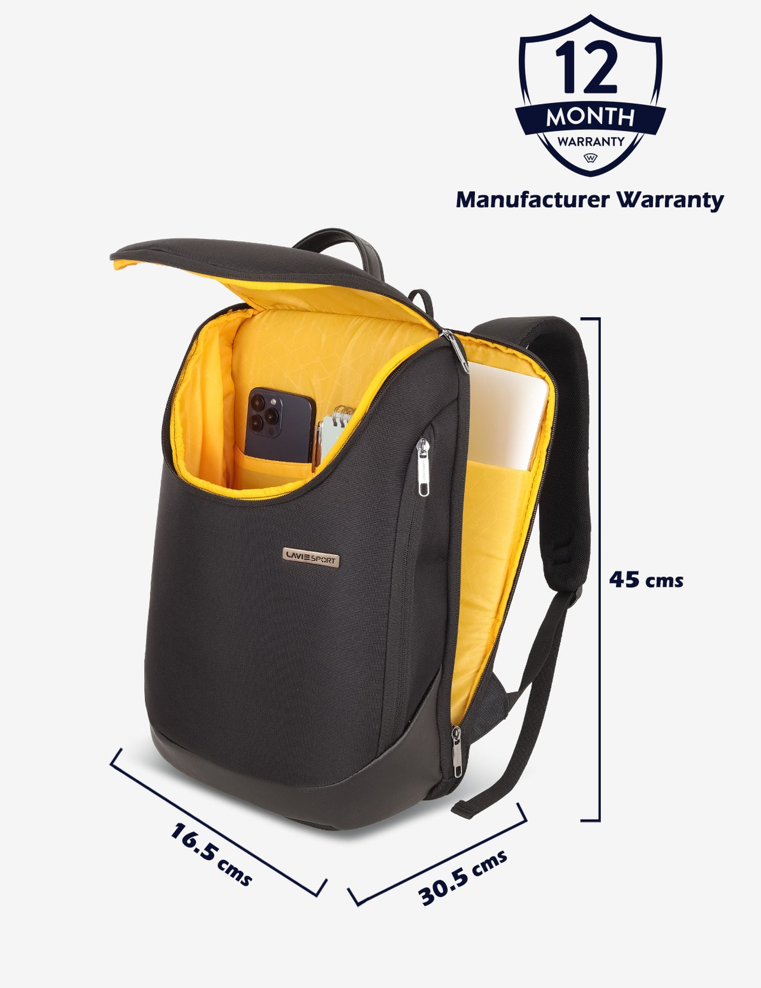 Duke Backpack Laptop Compatible Black/Black