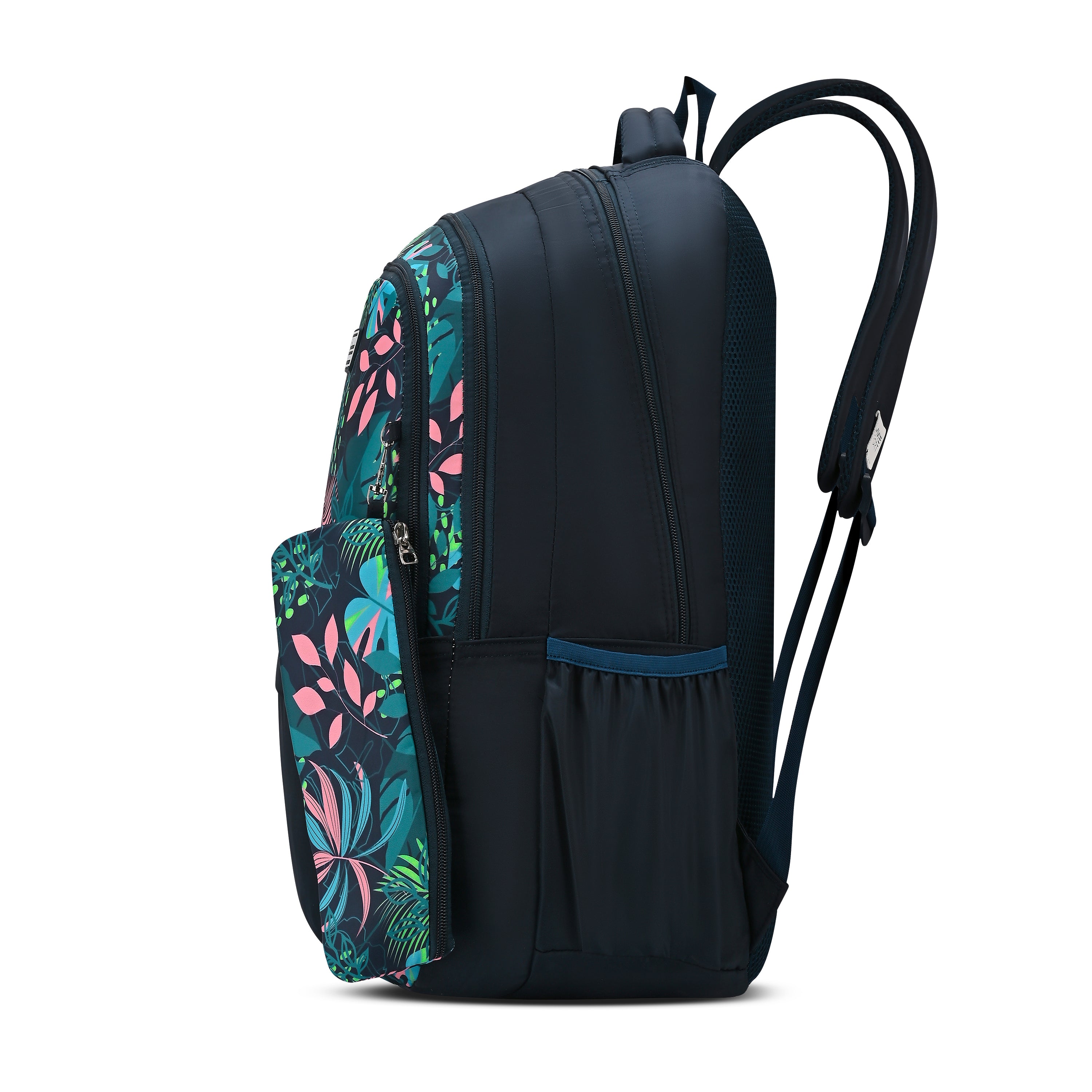 Lavie Sport 36L Gardenia Backpack | 19 inches | Laptop Compatiable | Raincover | Pencil Pouch |Navy