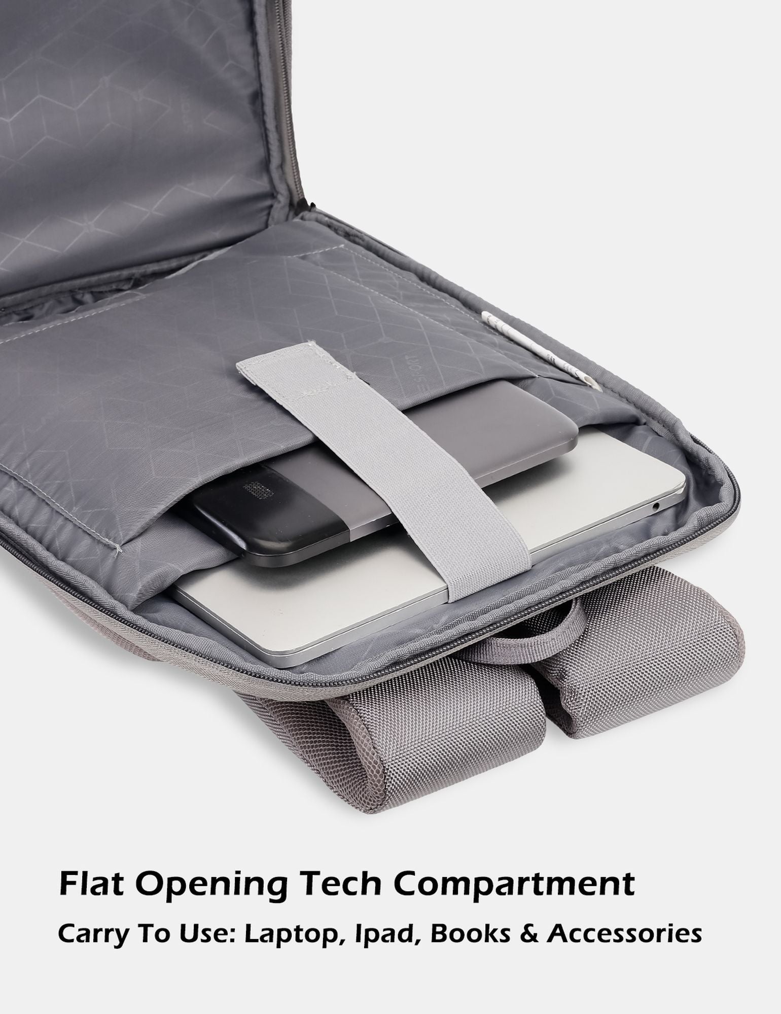 Armour Laptop Backpack Trolley Sleeve Grey/Pink