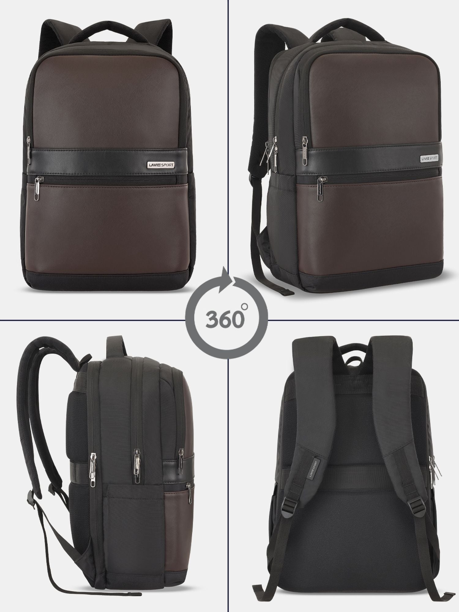 Armour Laptop Backpack Trolley Sleeve Black/Choco