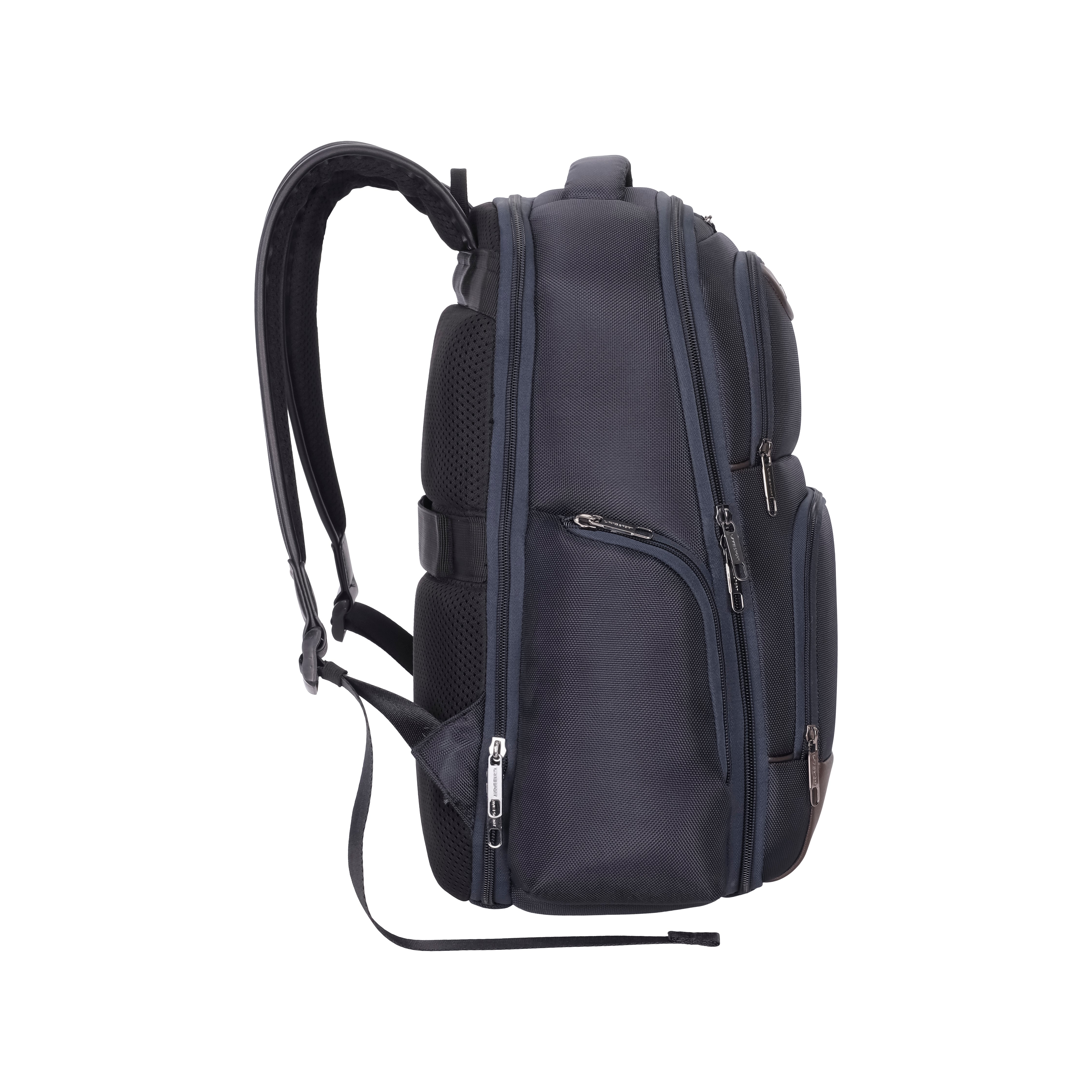 Business Elite26 Multifunctional Laptop Backpack With Trolley Sleeve