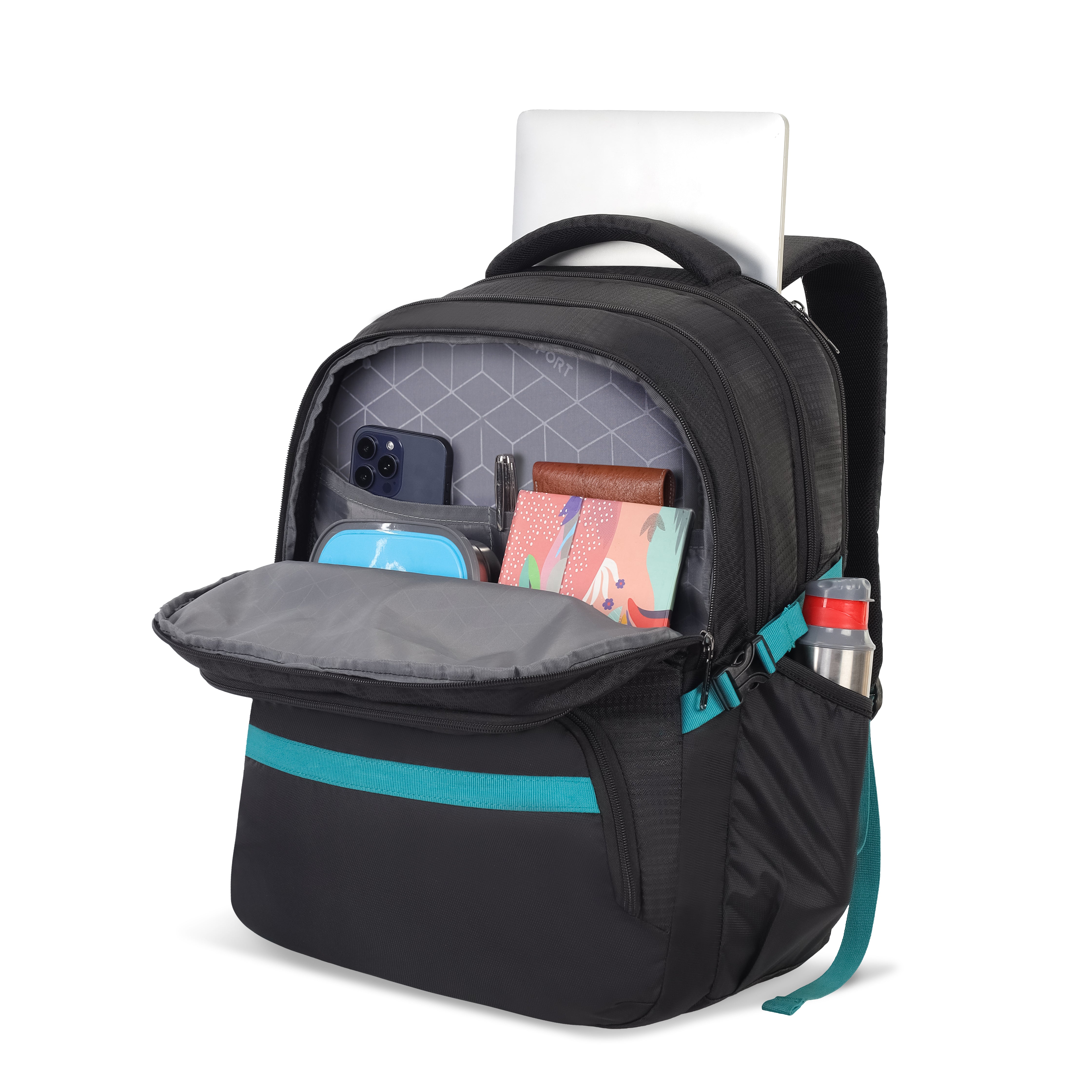 Lavie Sport Forge 40L Casual Backpack Raincover Backpack For Boys & Girls