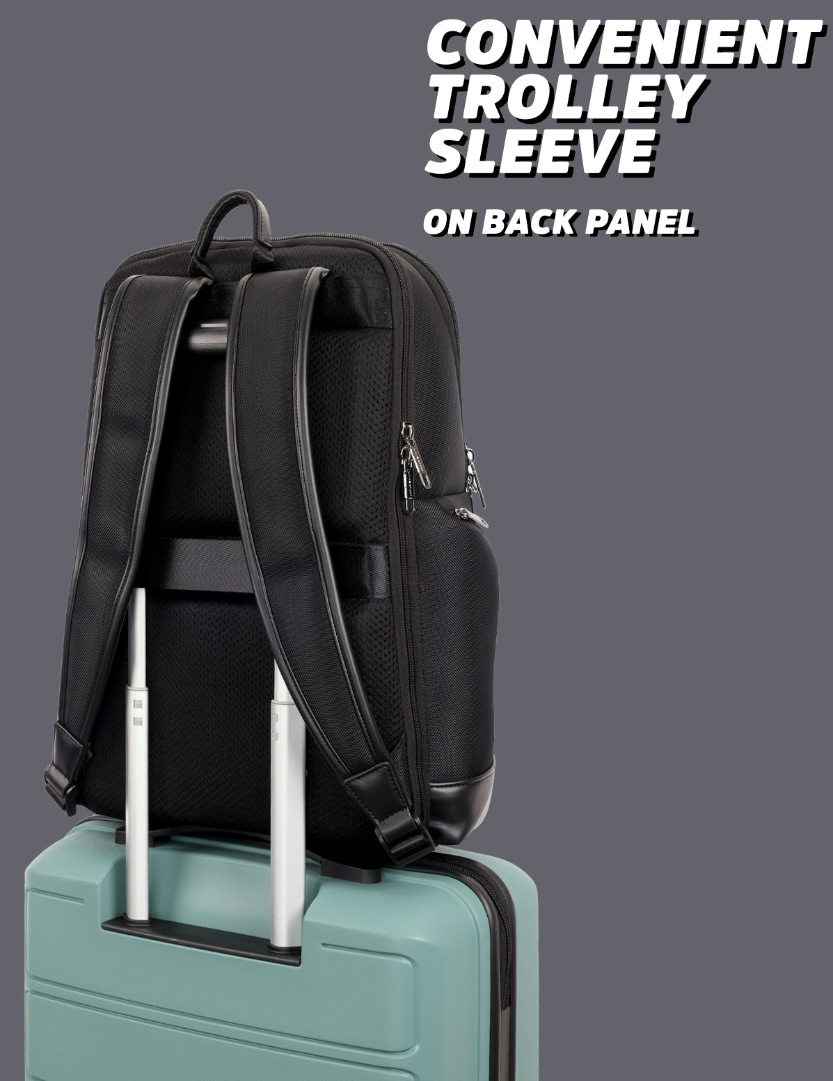 Legend Laptop Backpack With Trolley Sleeve