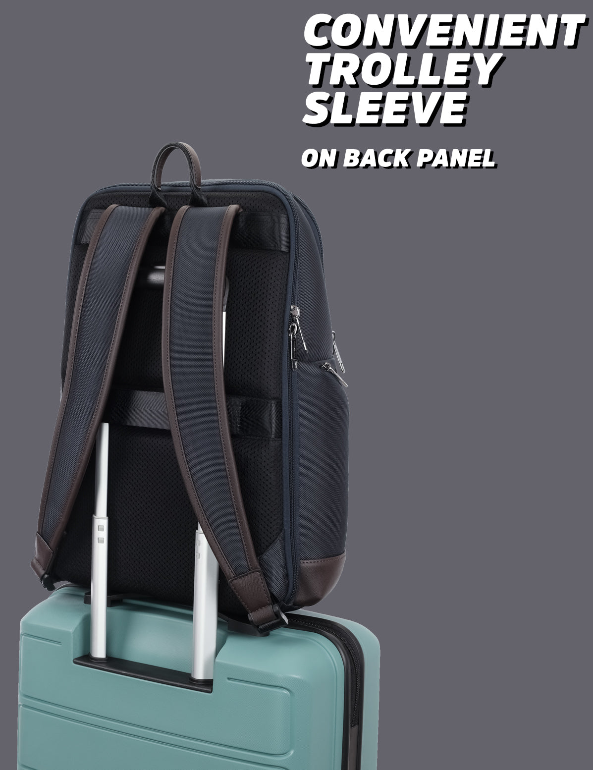 Legend Laptop Backpack With Trolley Sleeve