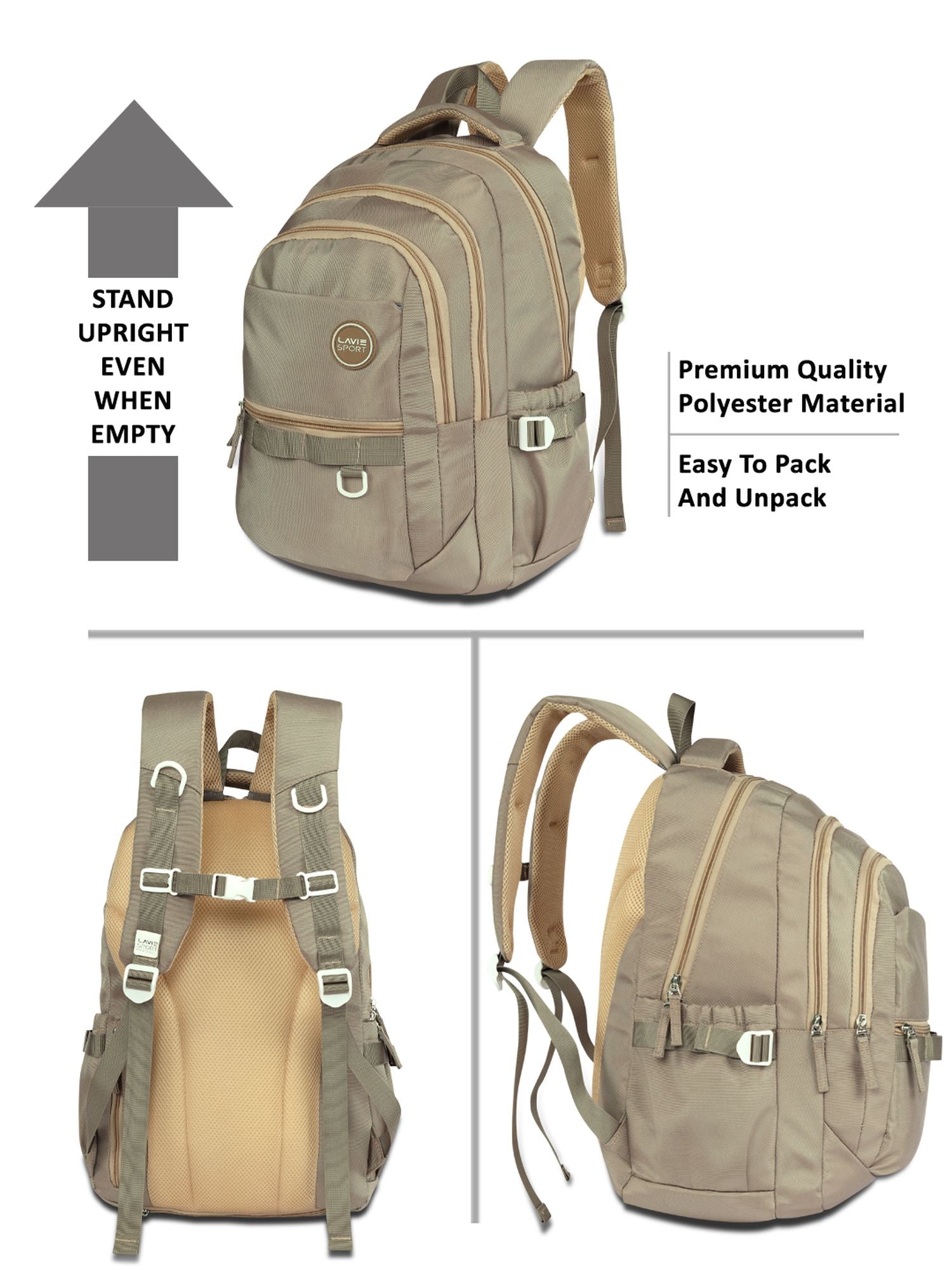 Harbour Laptop Backpack Raincover Beige