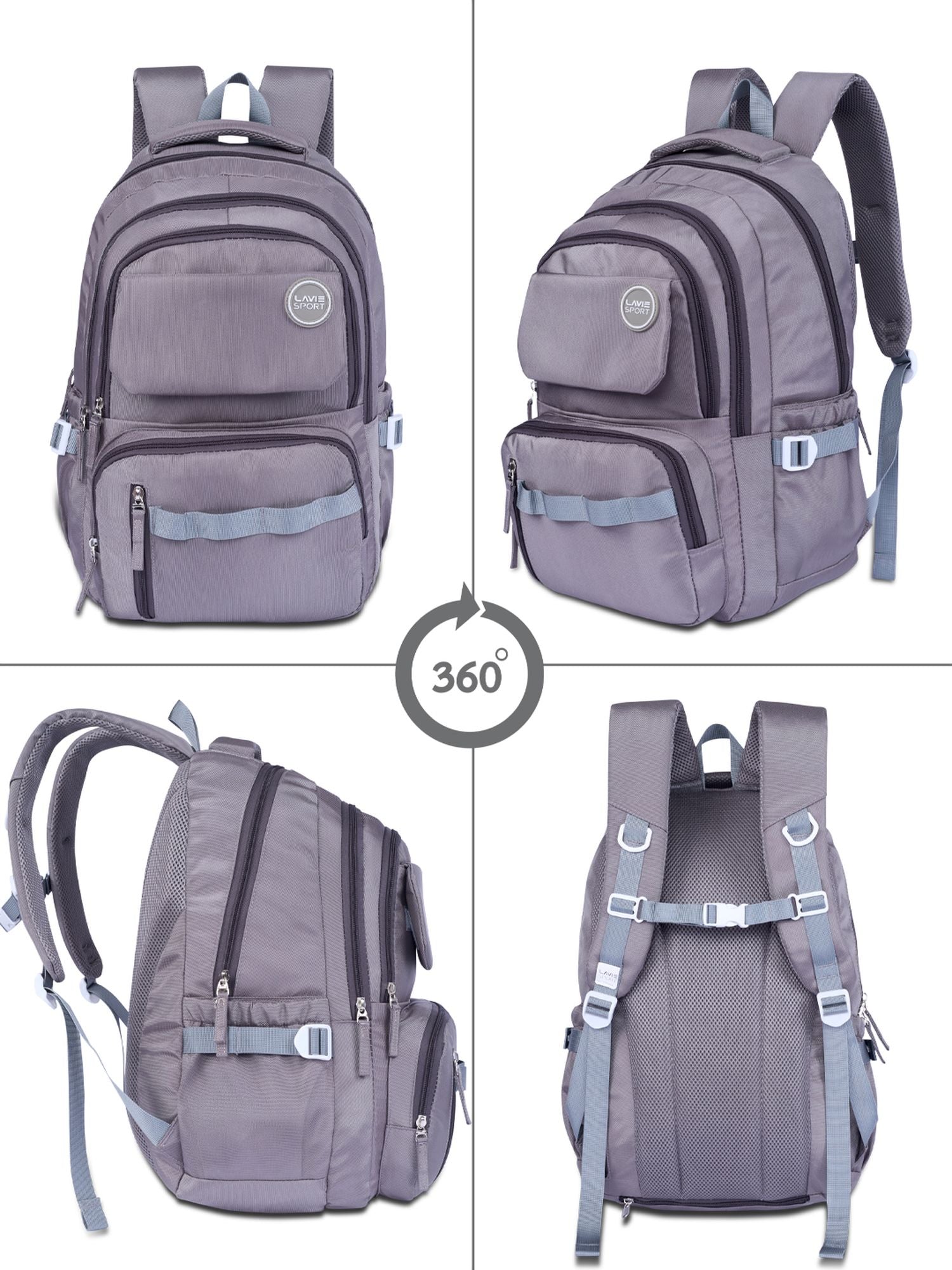 Terrain Laptop Backpack Raincover Grey