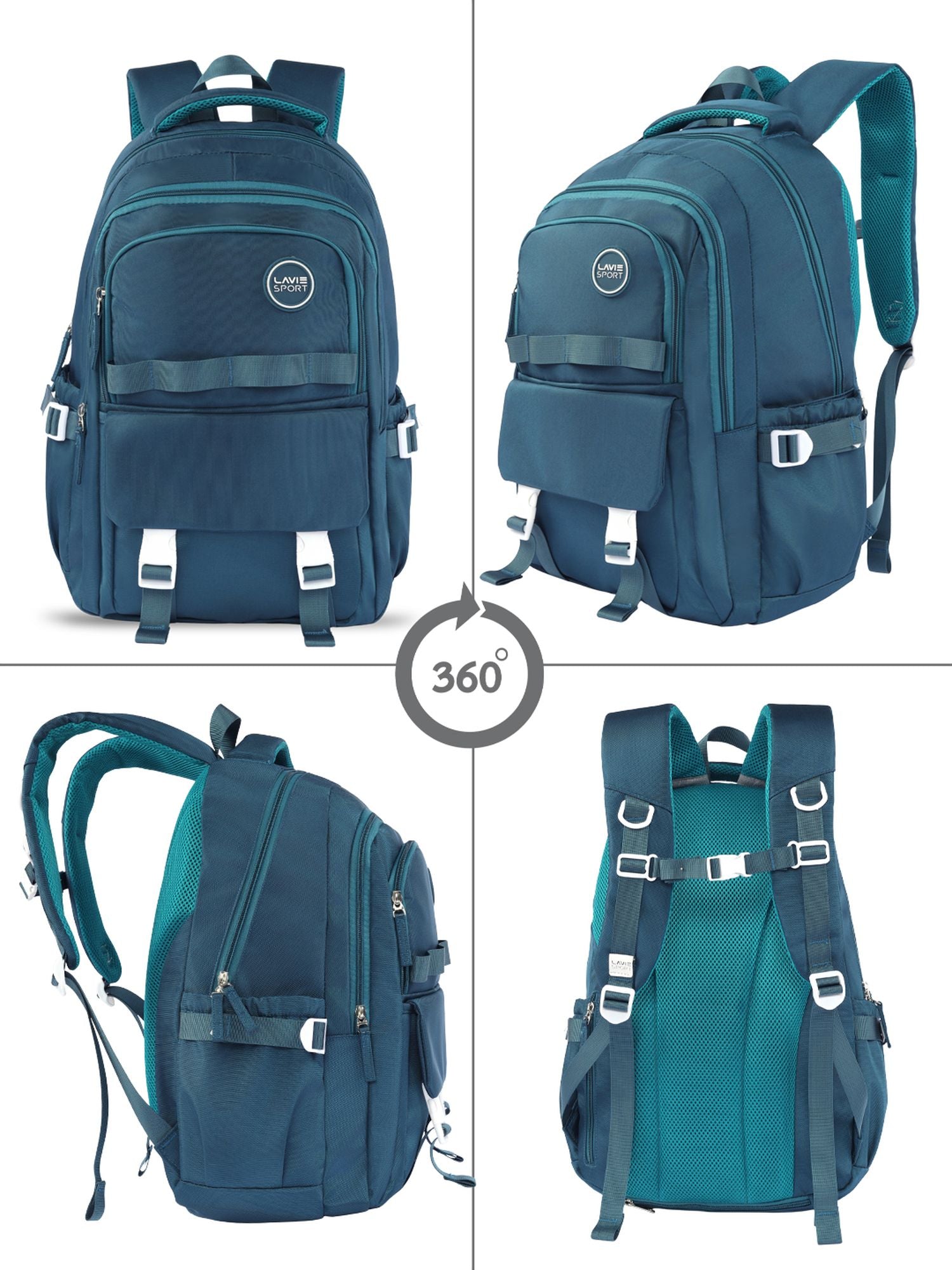 Enchant Laptop Backpack Raincover Teal