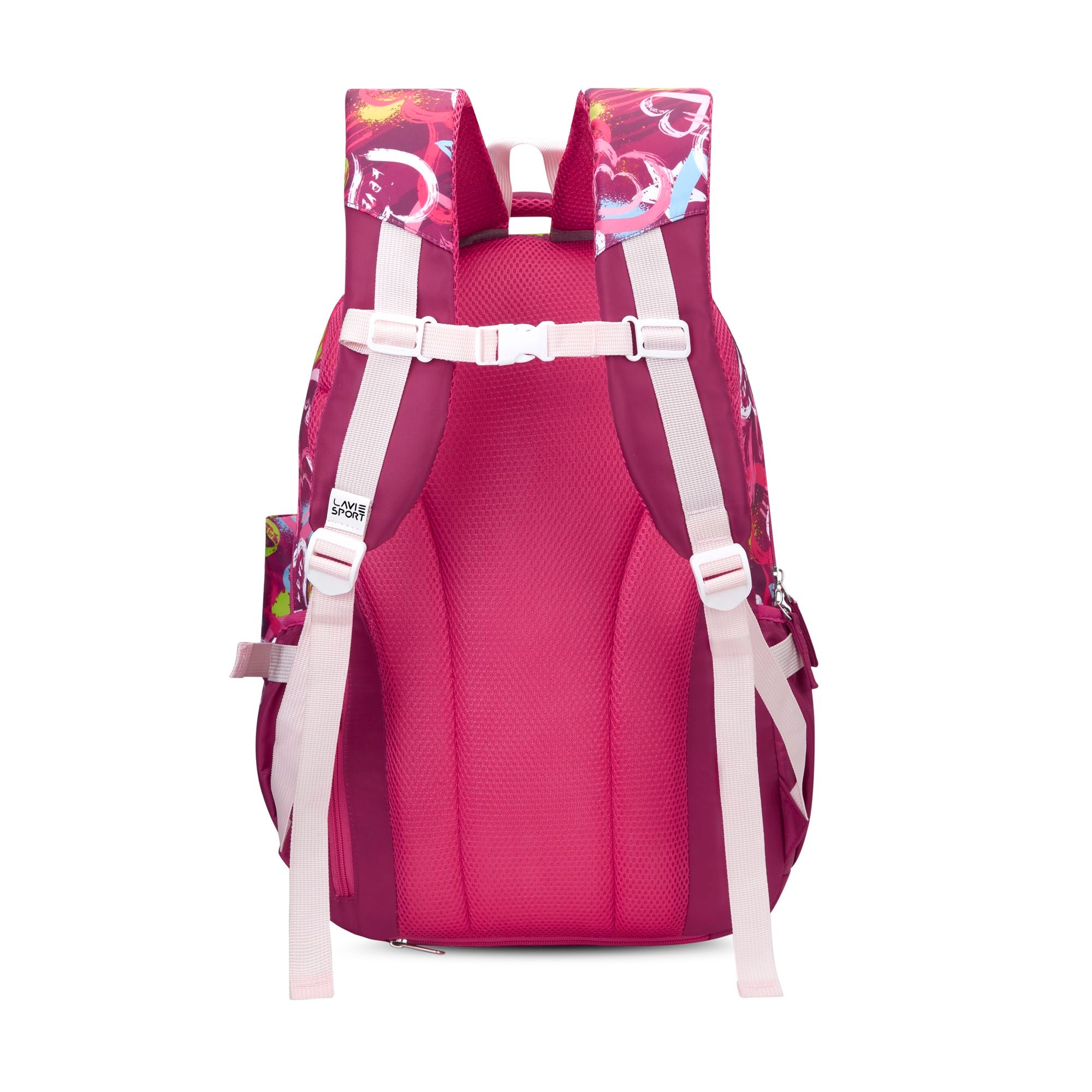 Graffiti Laptop Backpack Raincover Bag Maroon
