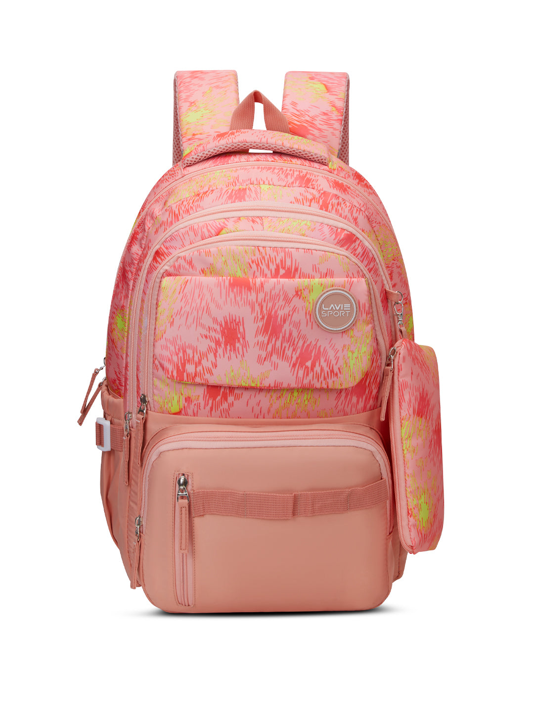 Sunset Laptop Backpack Raincover Bag Orange