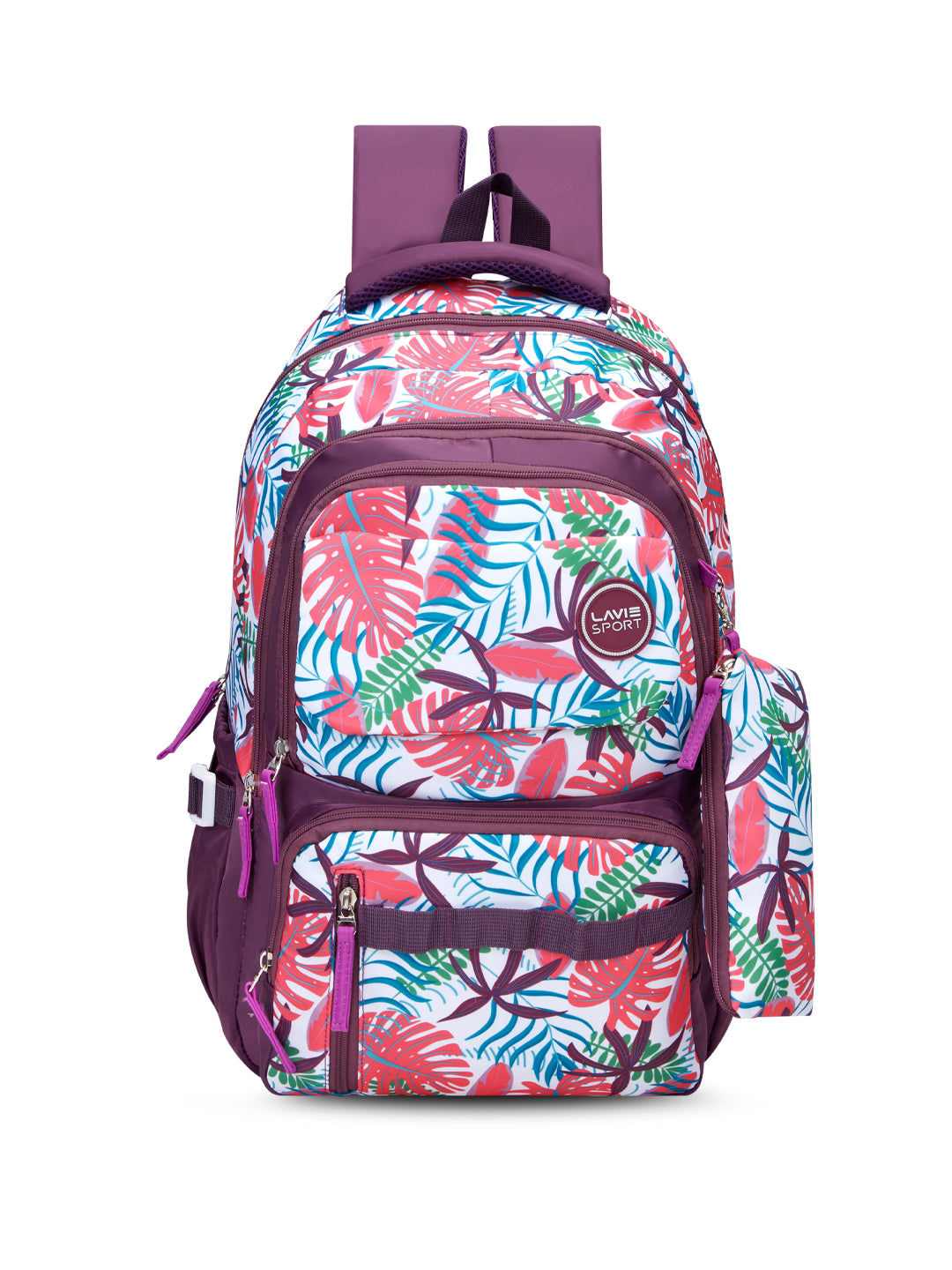 Rainforest Laptop Backpack Raincover Bag Maroon