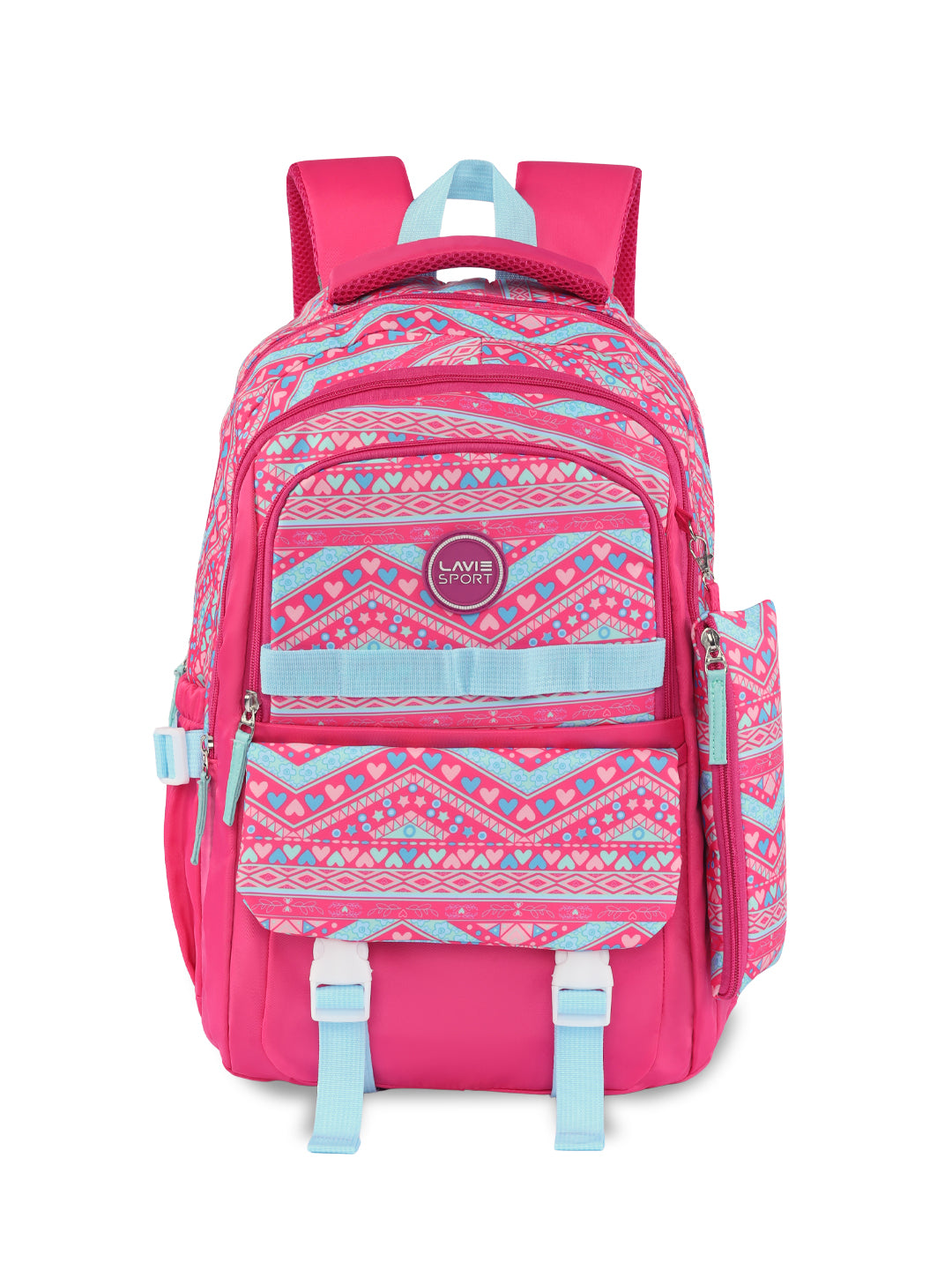 Lineplay Laptop Backpack Raincover Bag Pink