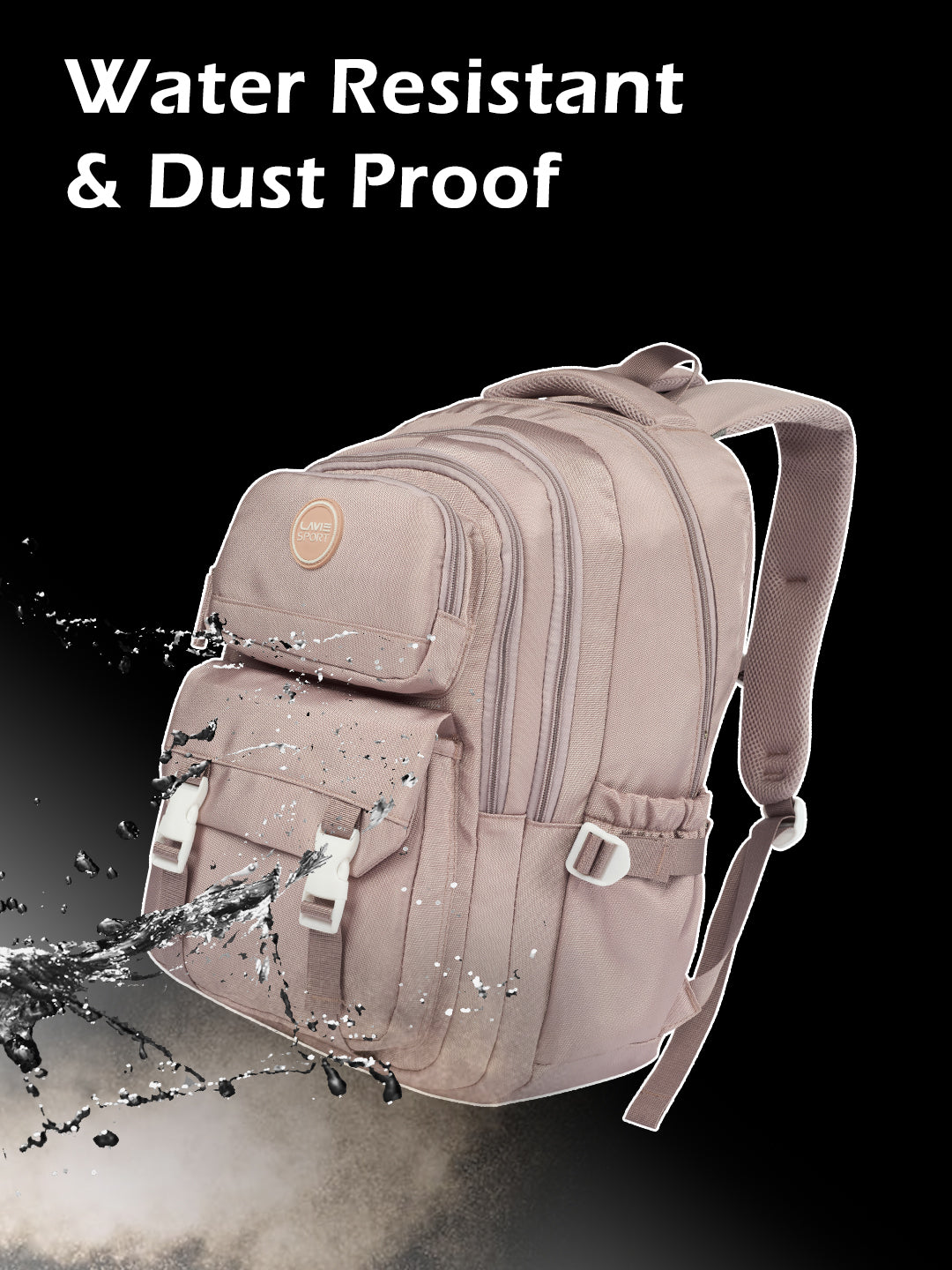 Horizon Laptop Backpack Raincover Pink
