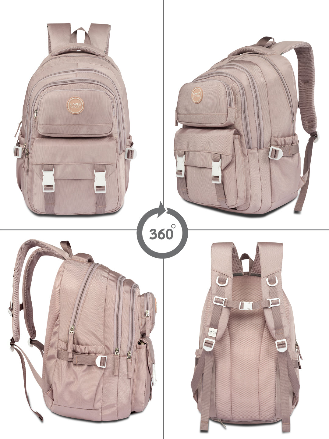 Horizon Laptop Backpack Raincover Pink