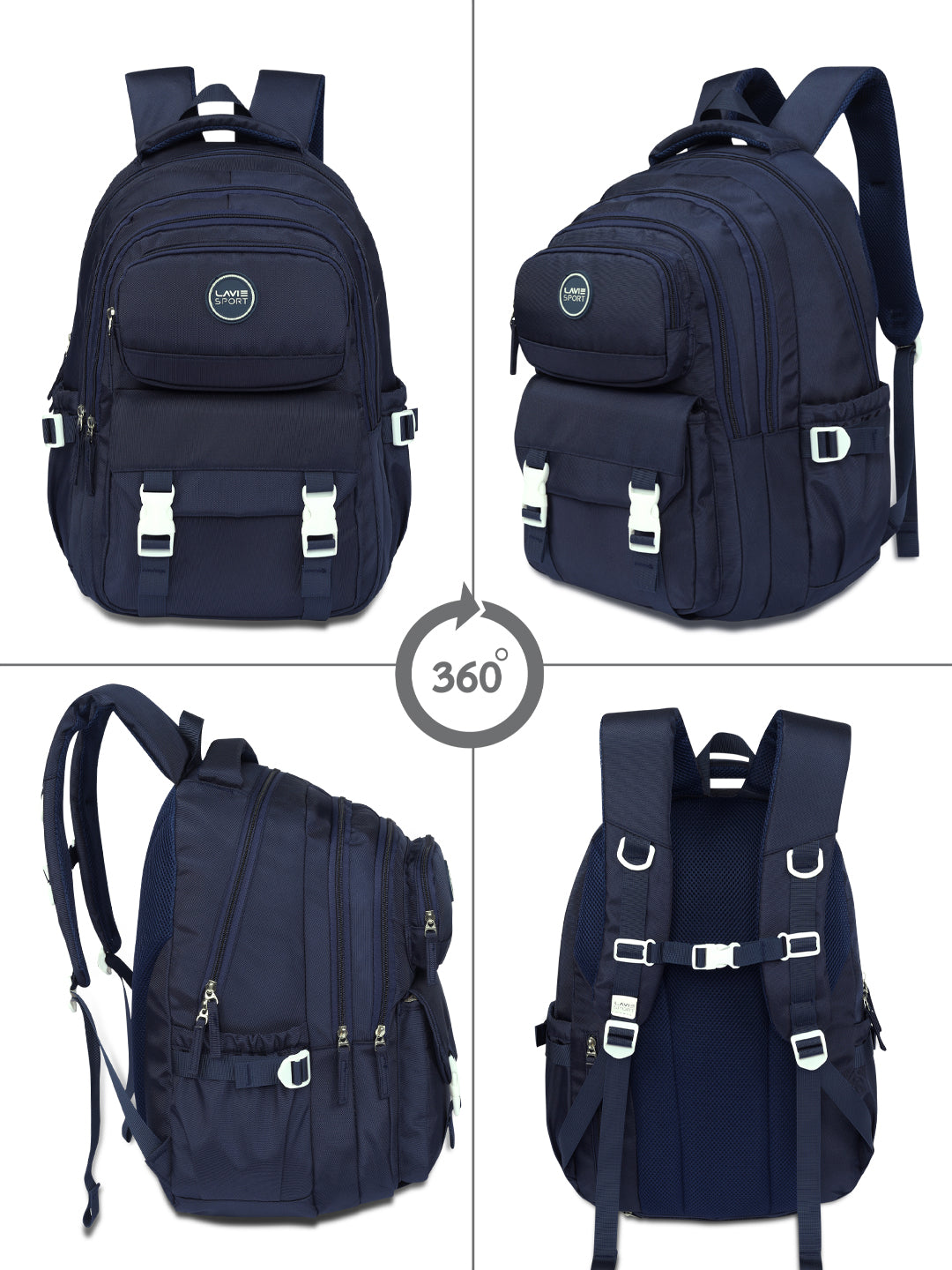 Horizon Laptop Backpack Raincover Navy