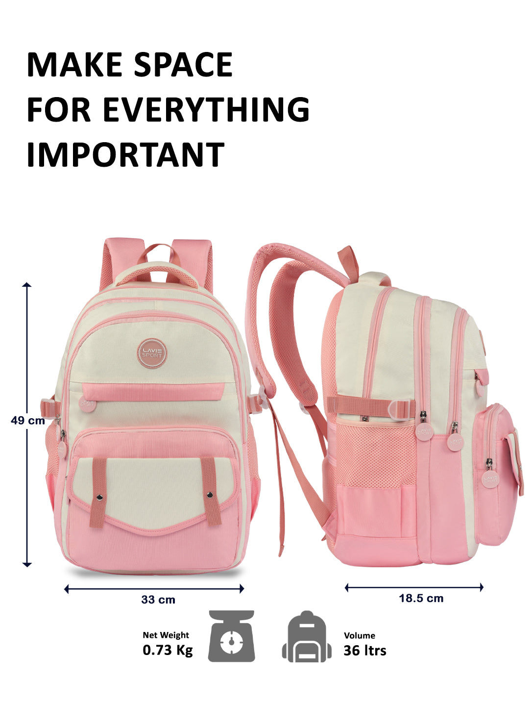 Twilight Laptop Backpack Raincover Bag Pink