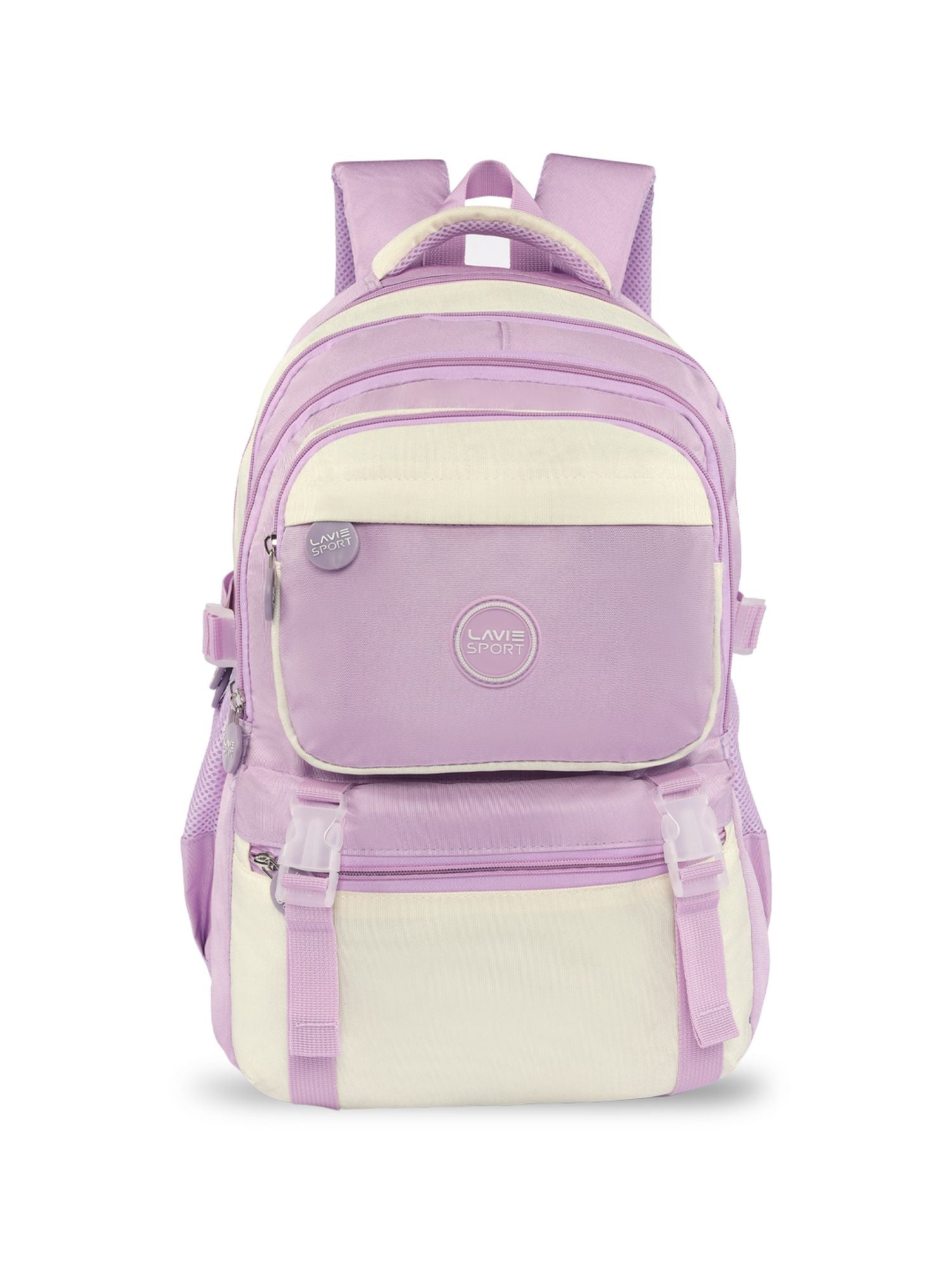 Twilight Laptop Backpack Raincover Bag Lilac