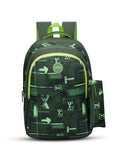 Mosaic Printed Backpack Pencil Pouch Bag