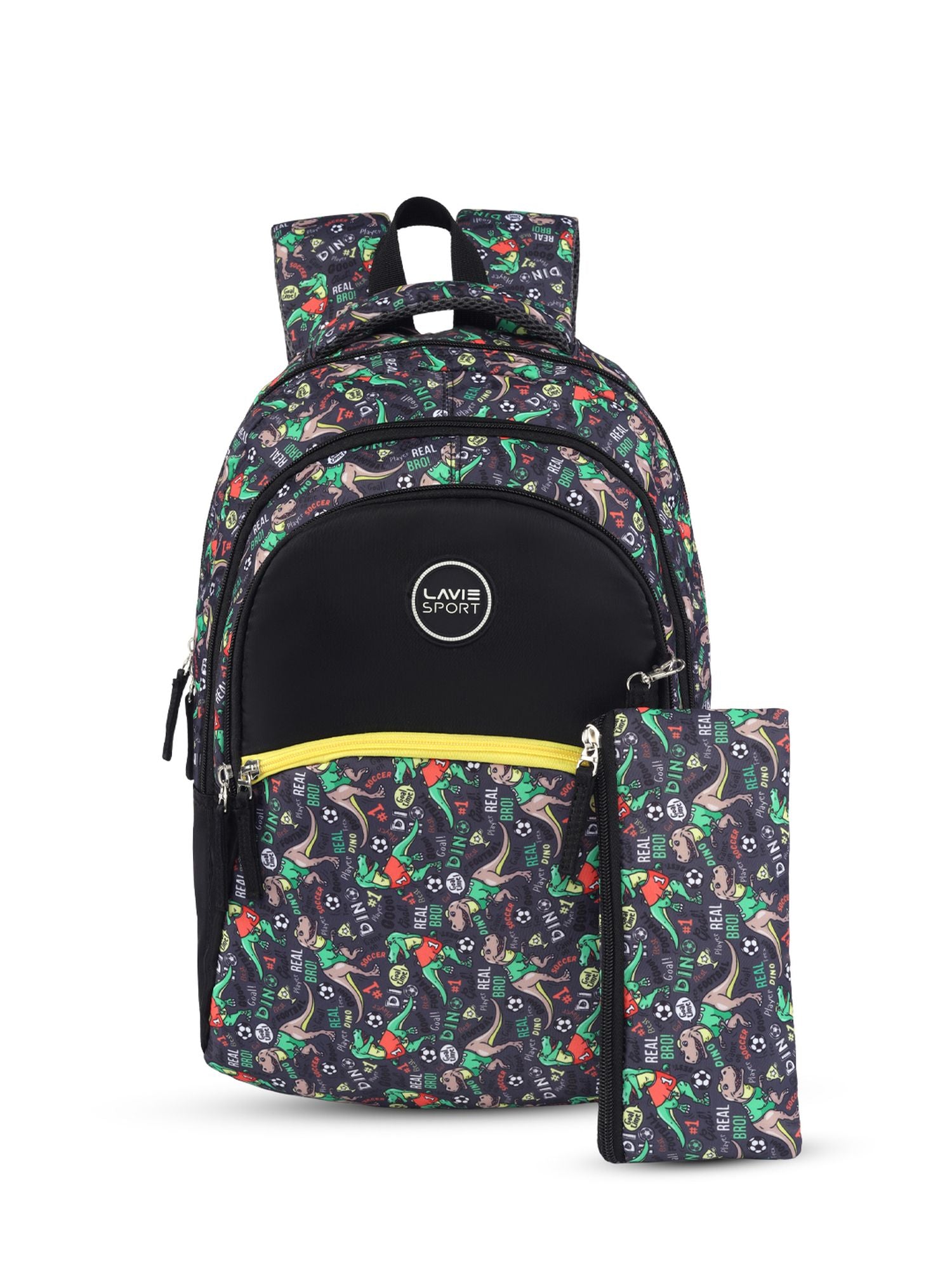 Fossil Printed Backpack Black