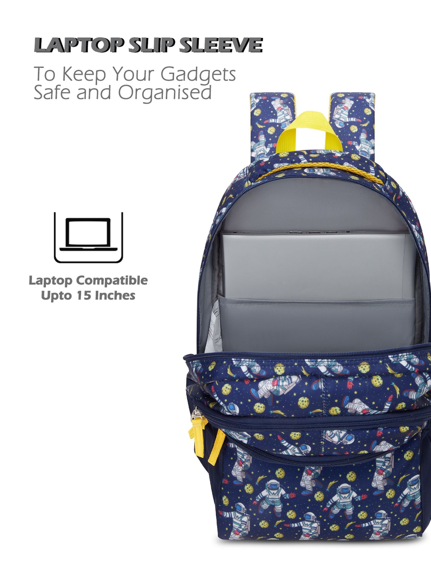 Astronaut Printed Backpack Navy