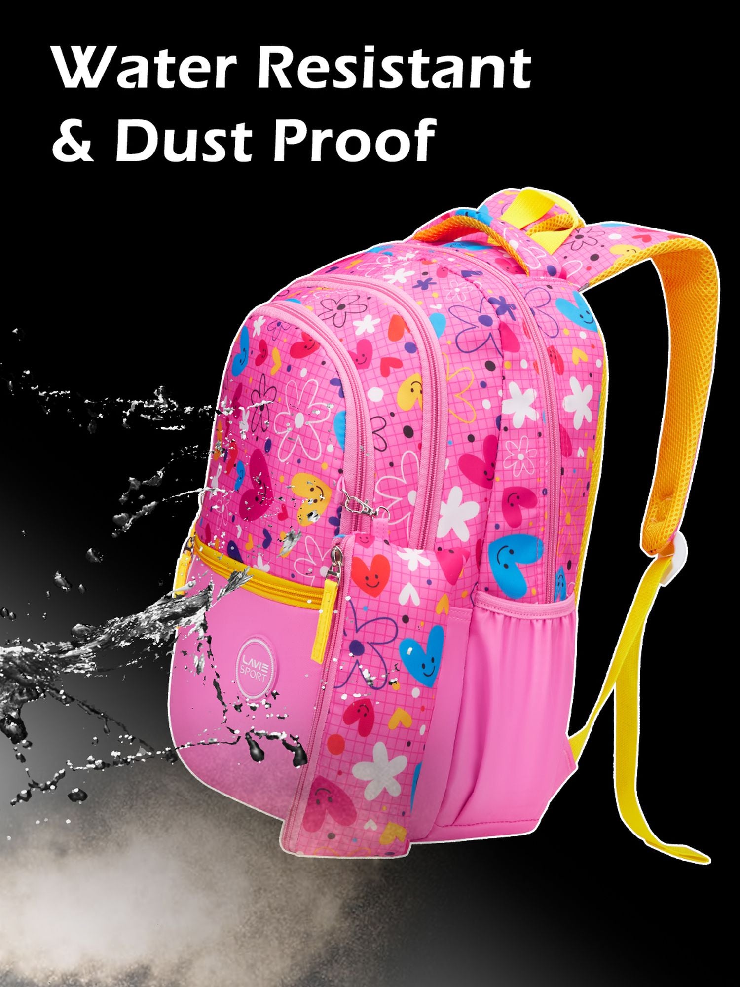 Cupcake Printed Backpack Pink