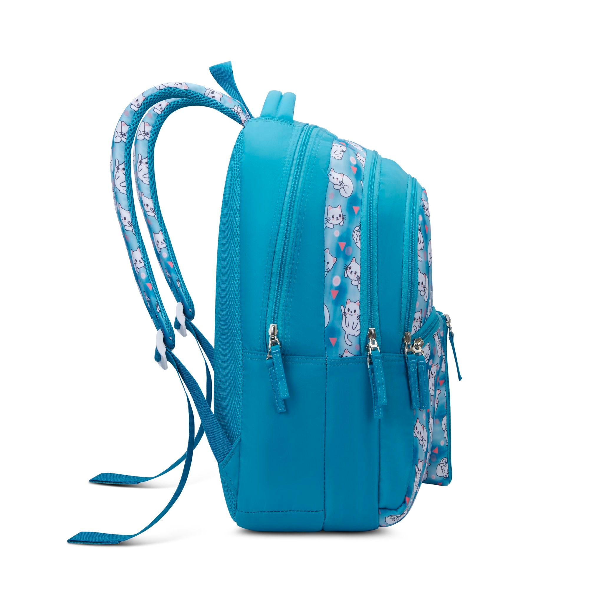 Whisker Printed Backpack Blue