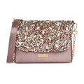 Crystal Flapover Large Sling Bag
