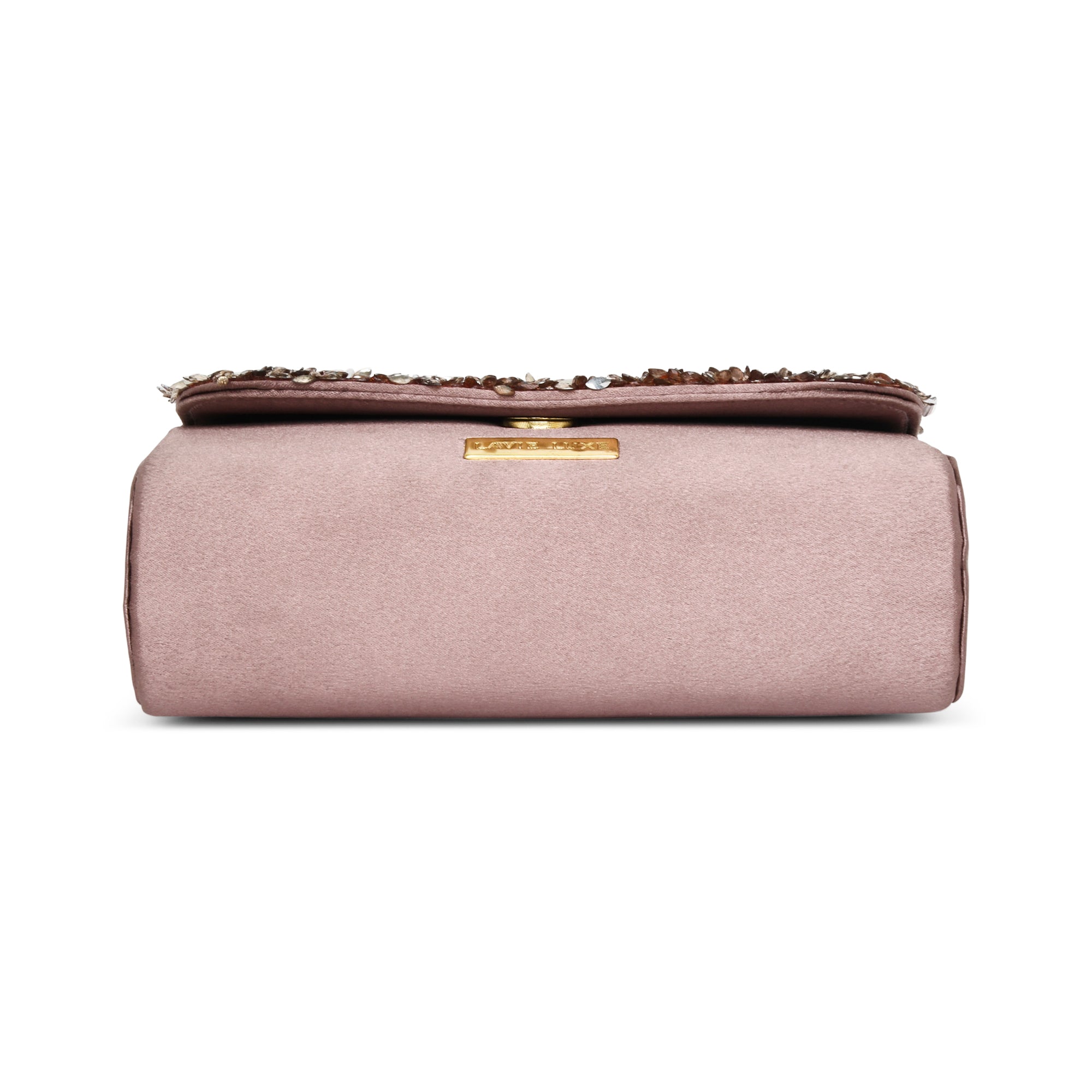 Crystal Flapover Large Sling Bag