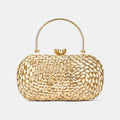 Jewel Medium Gold Clutch