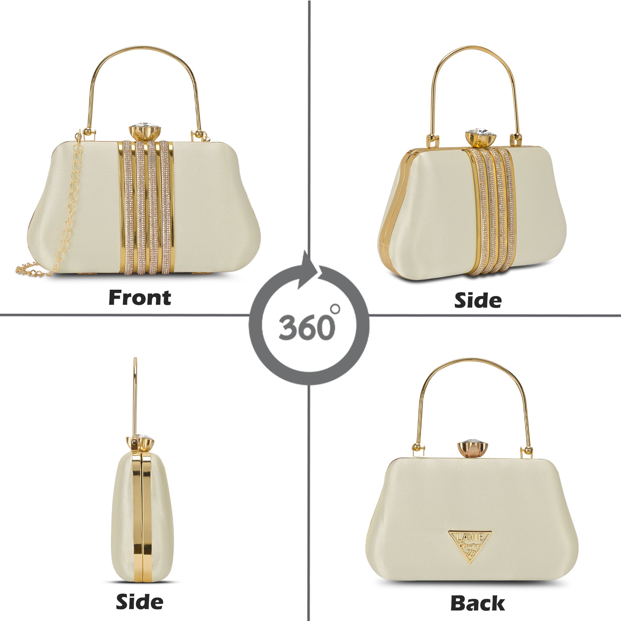 Lynn Small Handle Frame Clutch