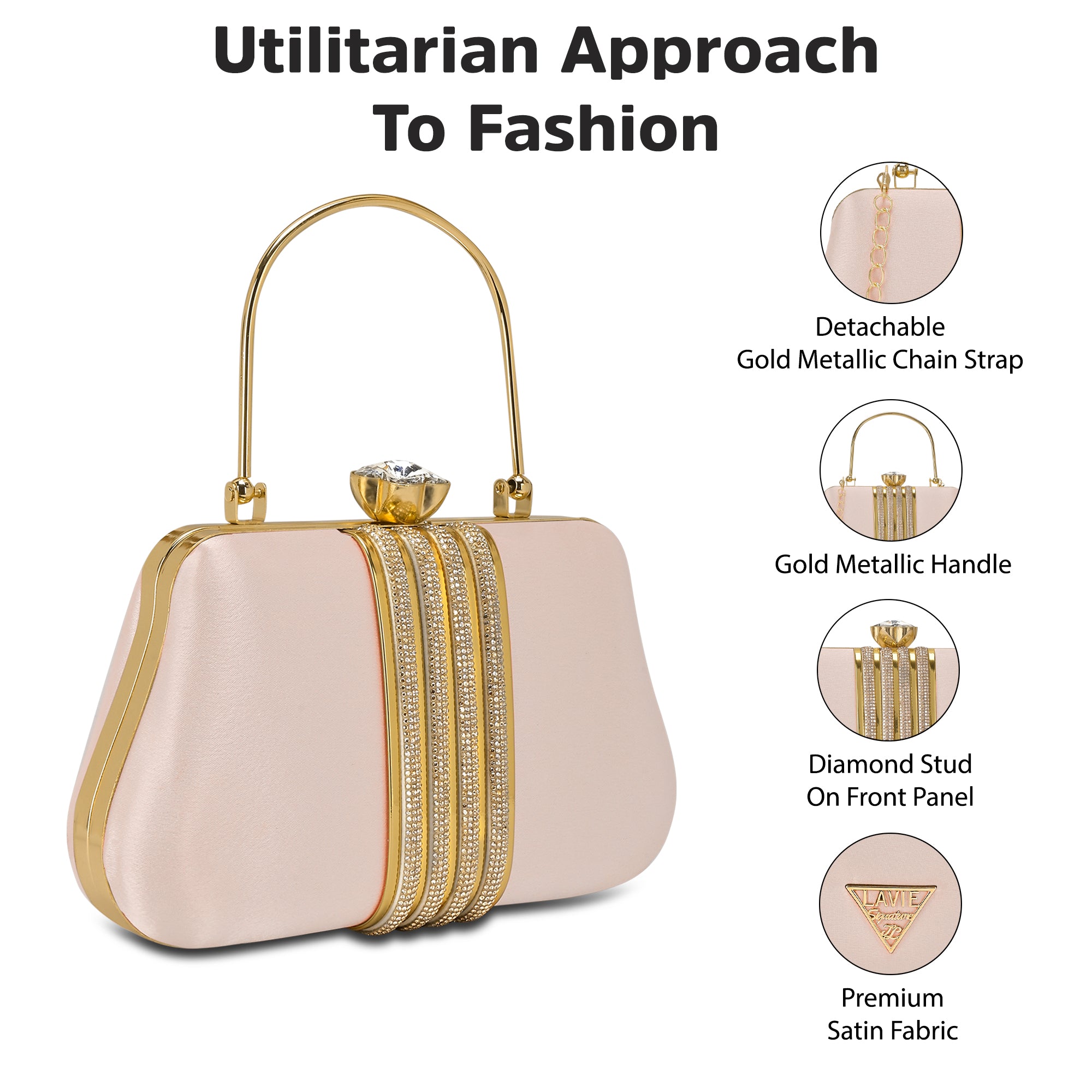 Lynn Small Handle Frame Clutch