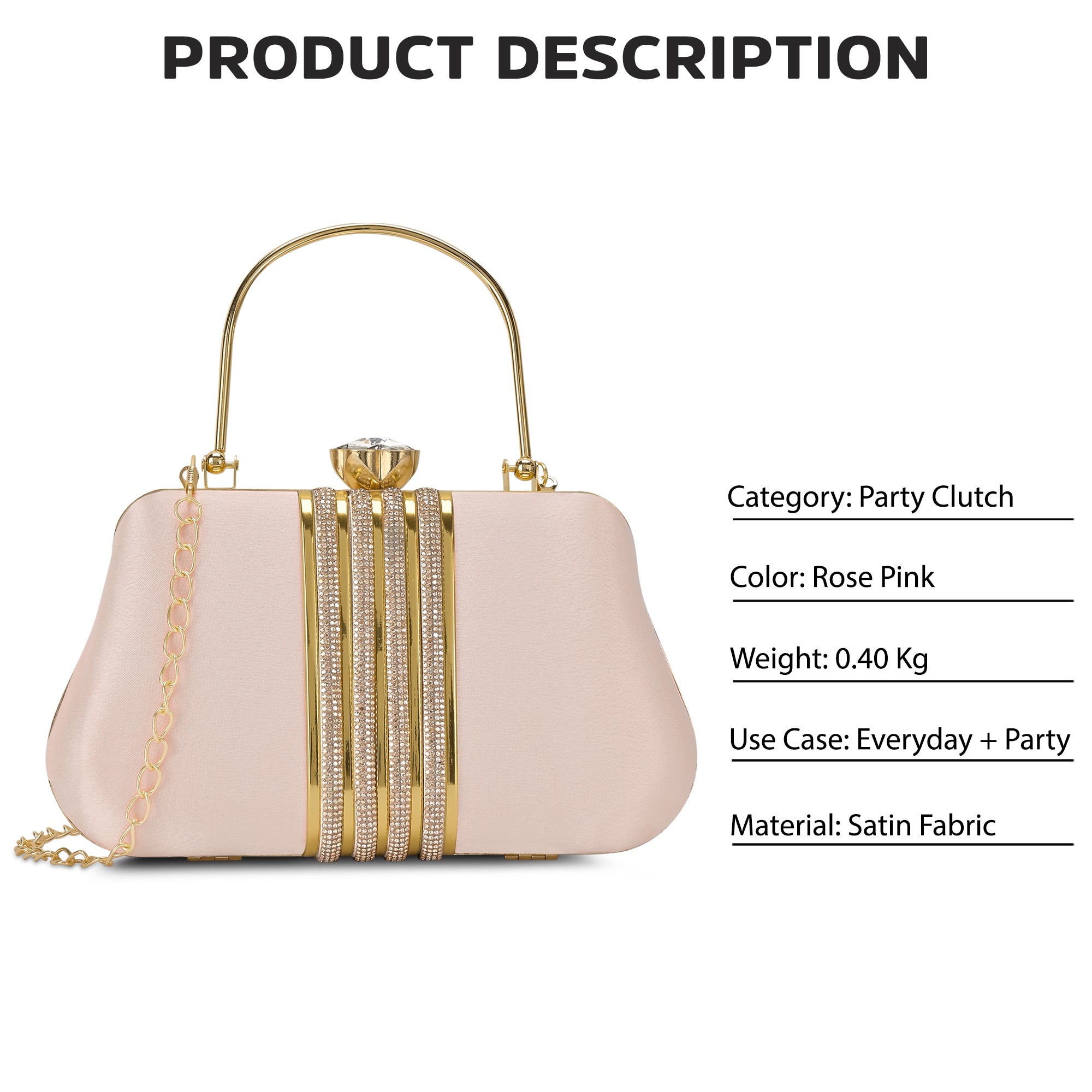 Lynn Small Handle Frame Clutch