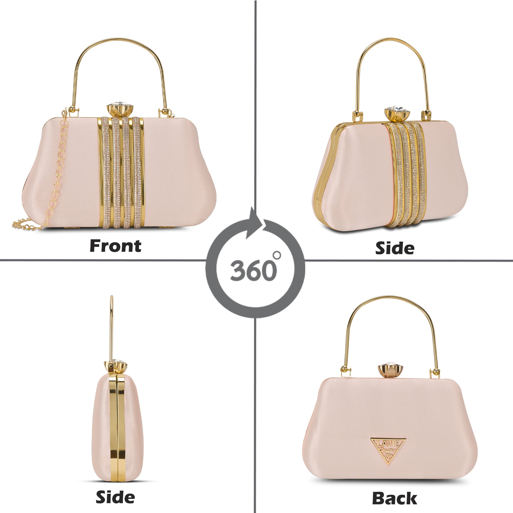 Lynn Small Handle Frame Clutch