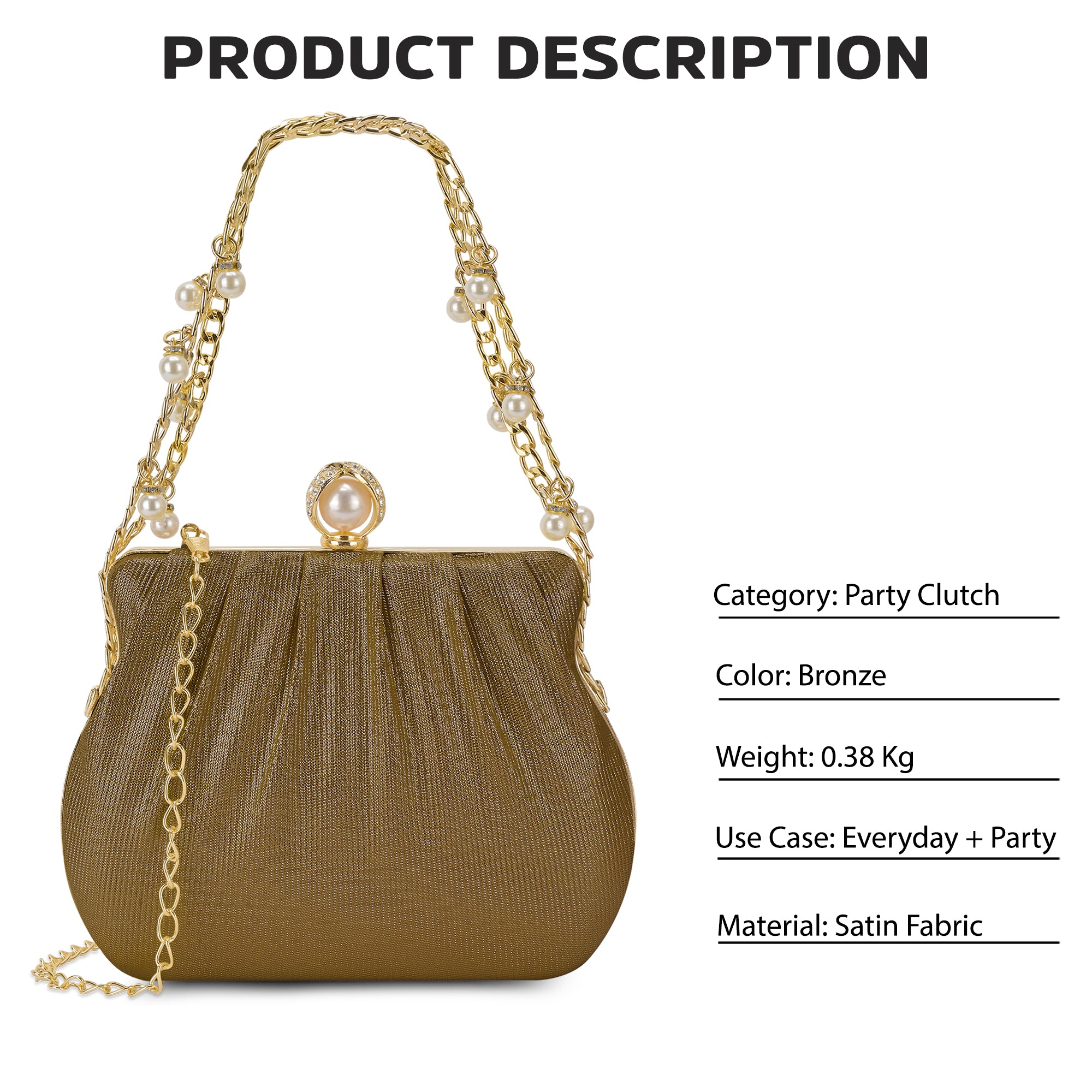 Clovis Small Dual Handle Frame Clutch