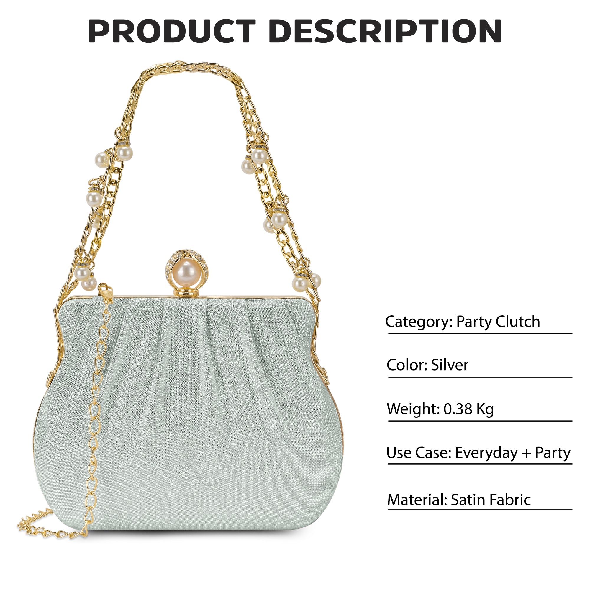 Clovis Small Dual Handle Frame Clutch