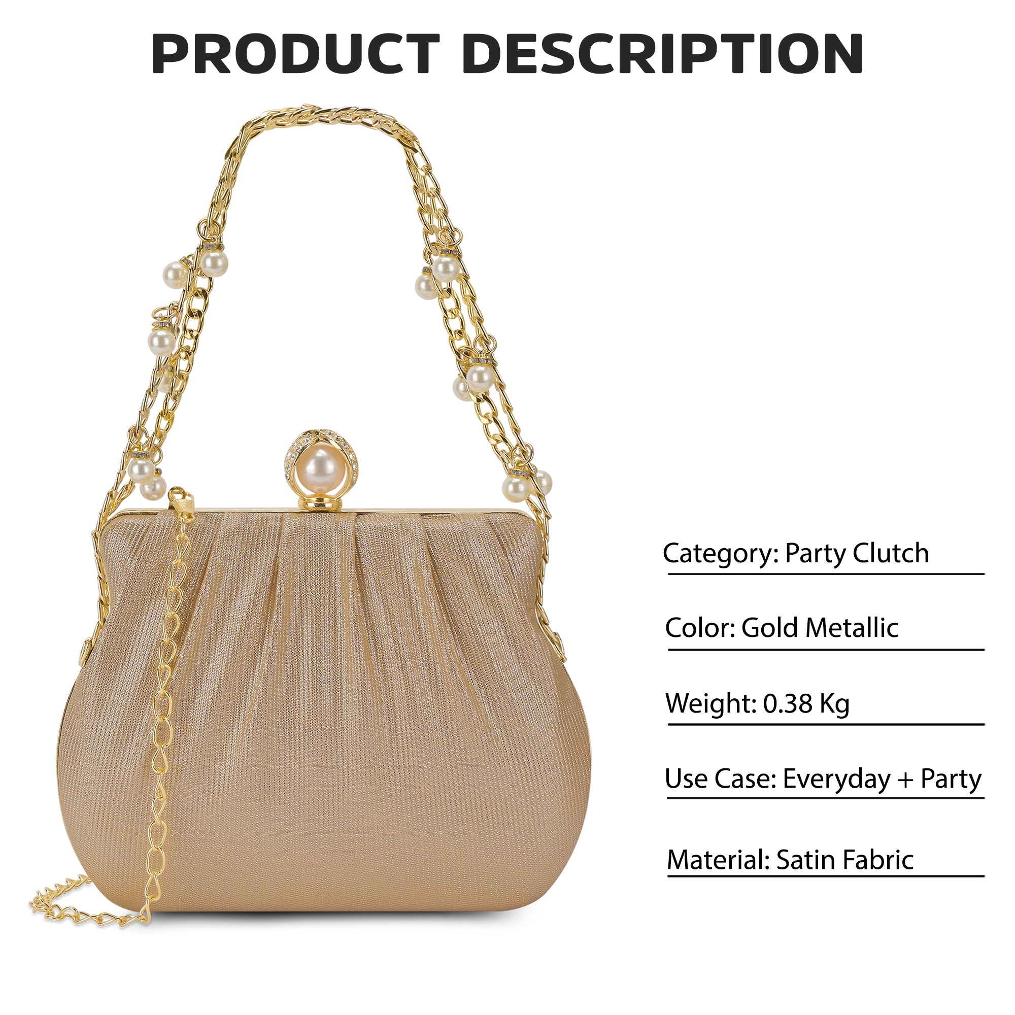 Clovis Small Dual Handle Frame Clutch