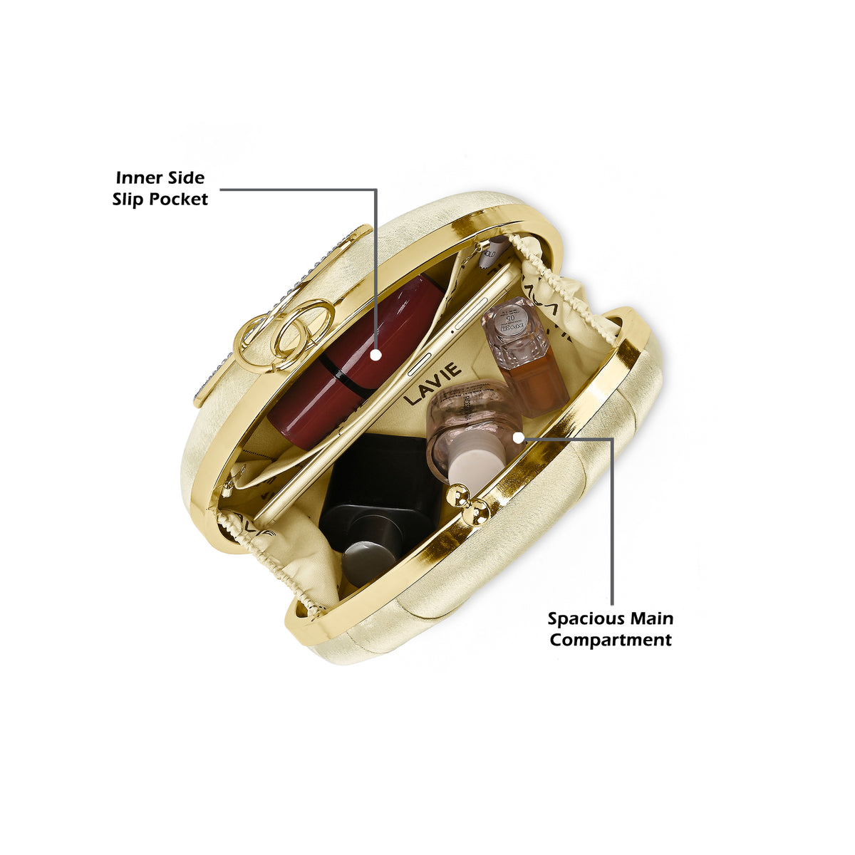 Orem Medium Circle Frame Clutch