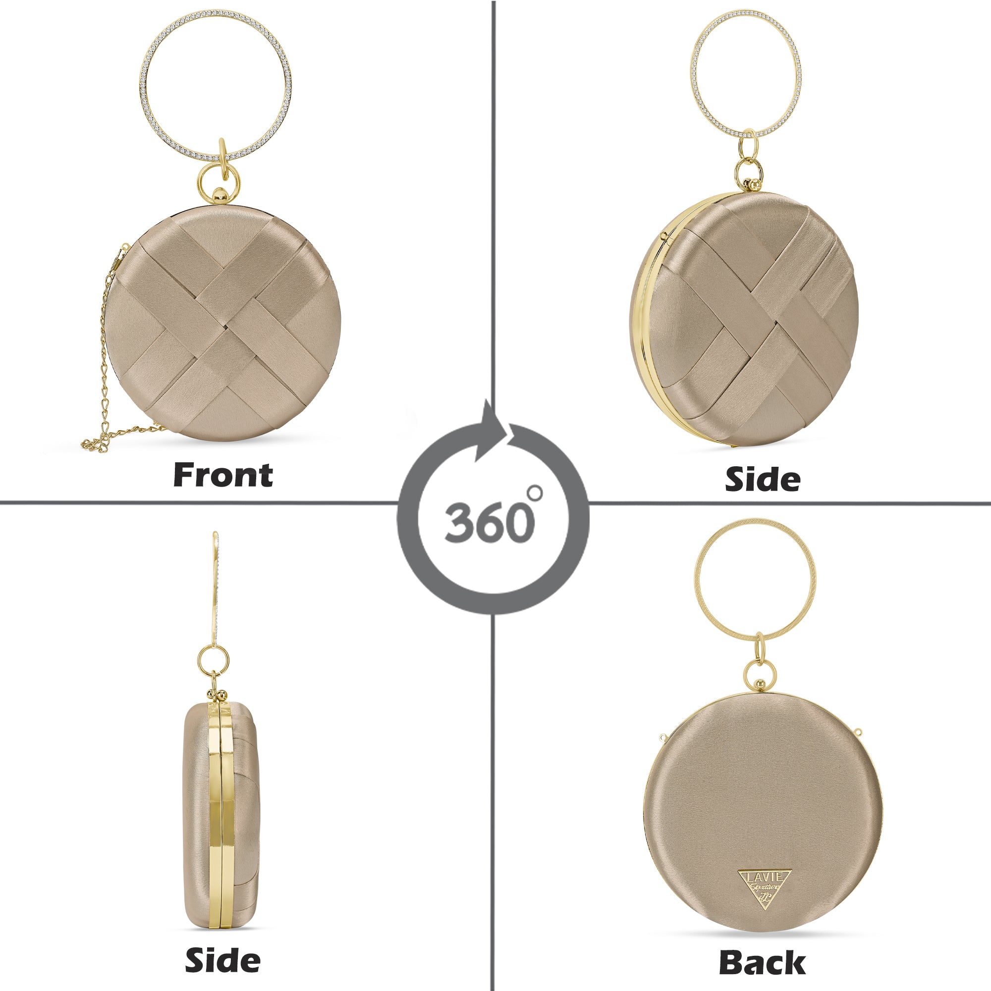 Orem Medium Circle Frame Clutch