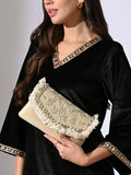 Irvine Medium Emb Envelop Clutch