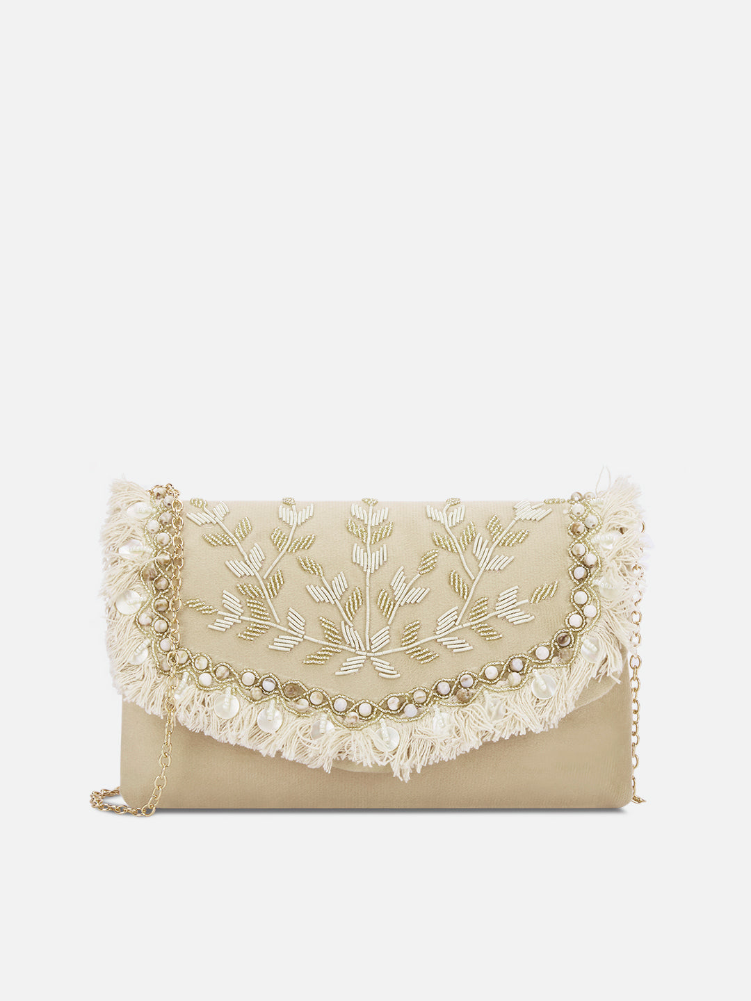 Irvine Medium Emb Envelop Clutch