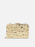 Metalia Medium Gold Clutch