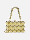 Foam Medium Yellow Gold Clutch
