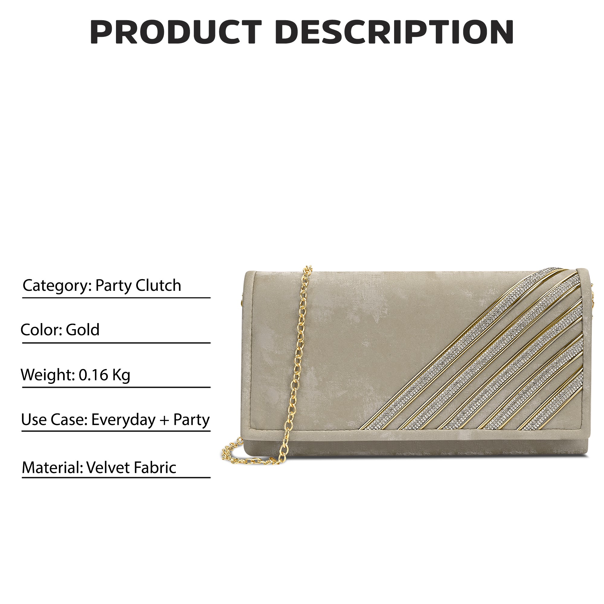 HZ Zion Medium Envelop Clutch
