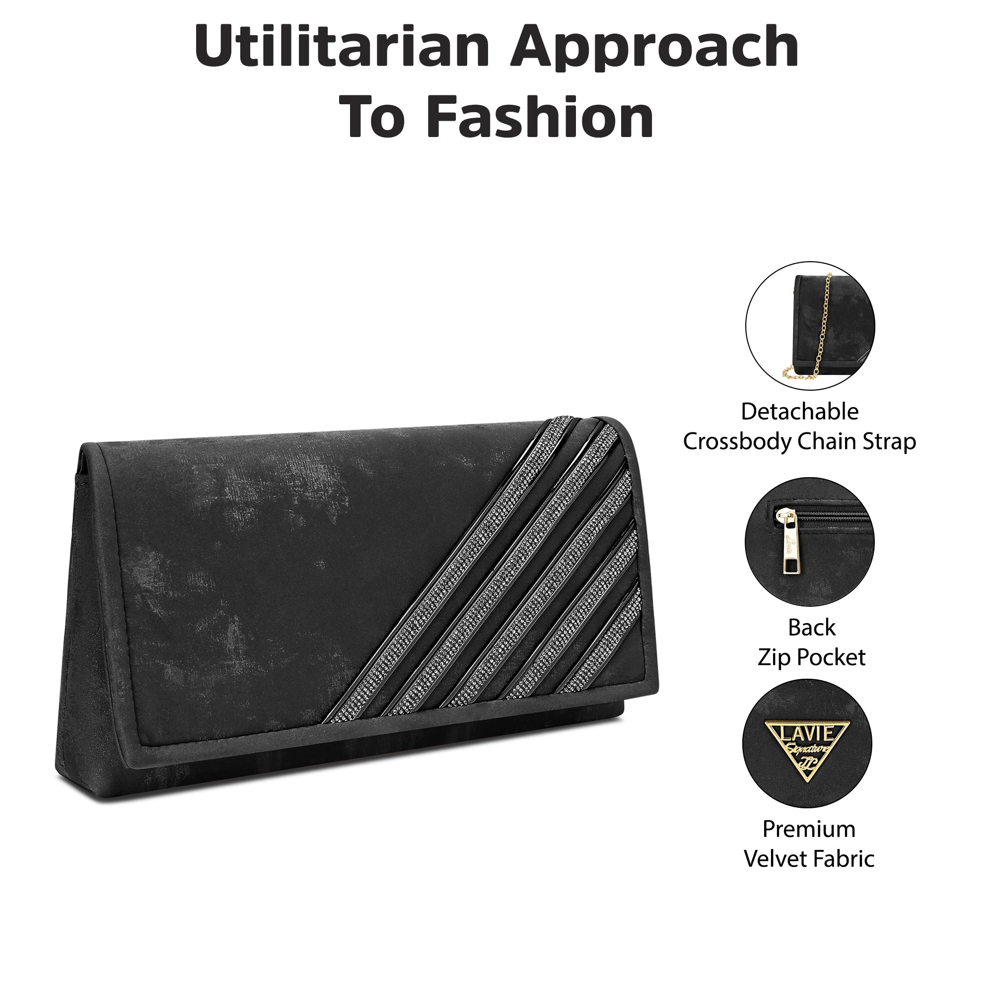 HZ Zion Medium Envelop Clutch