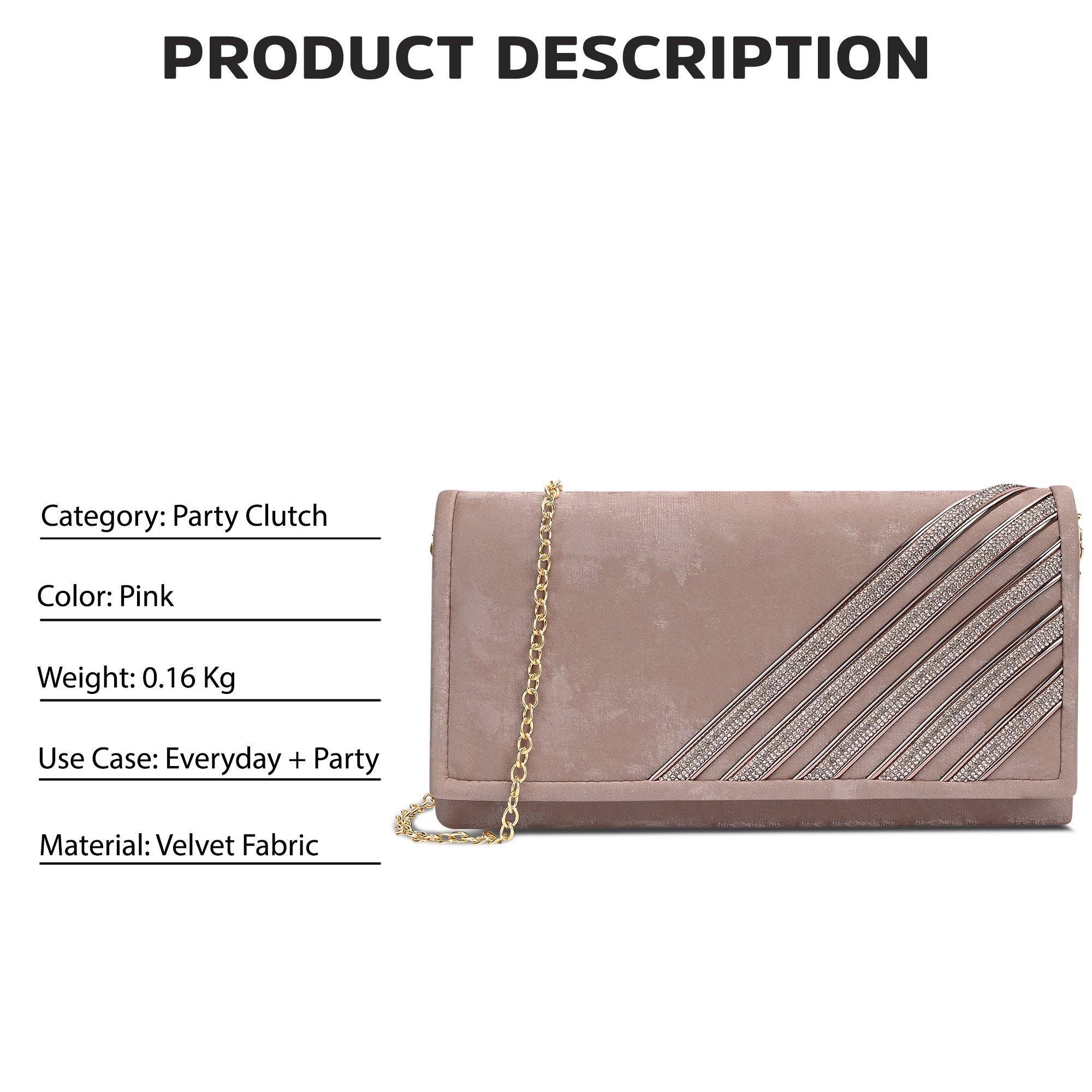 HZ Zion Medium Envelop Clutch