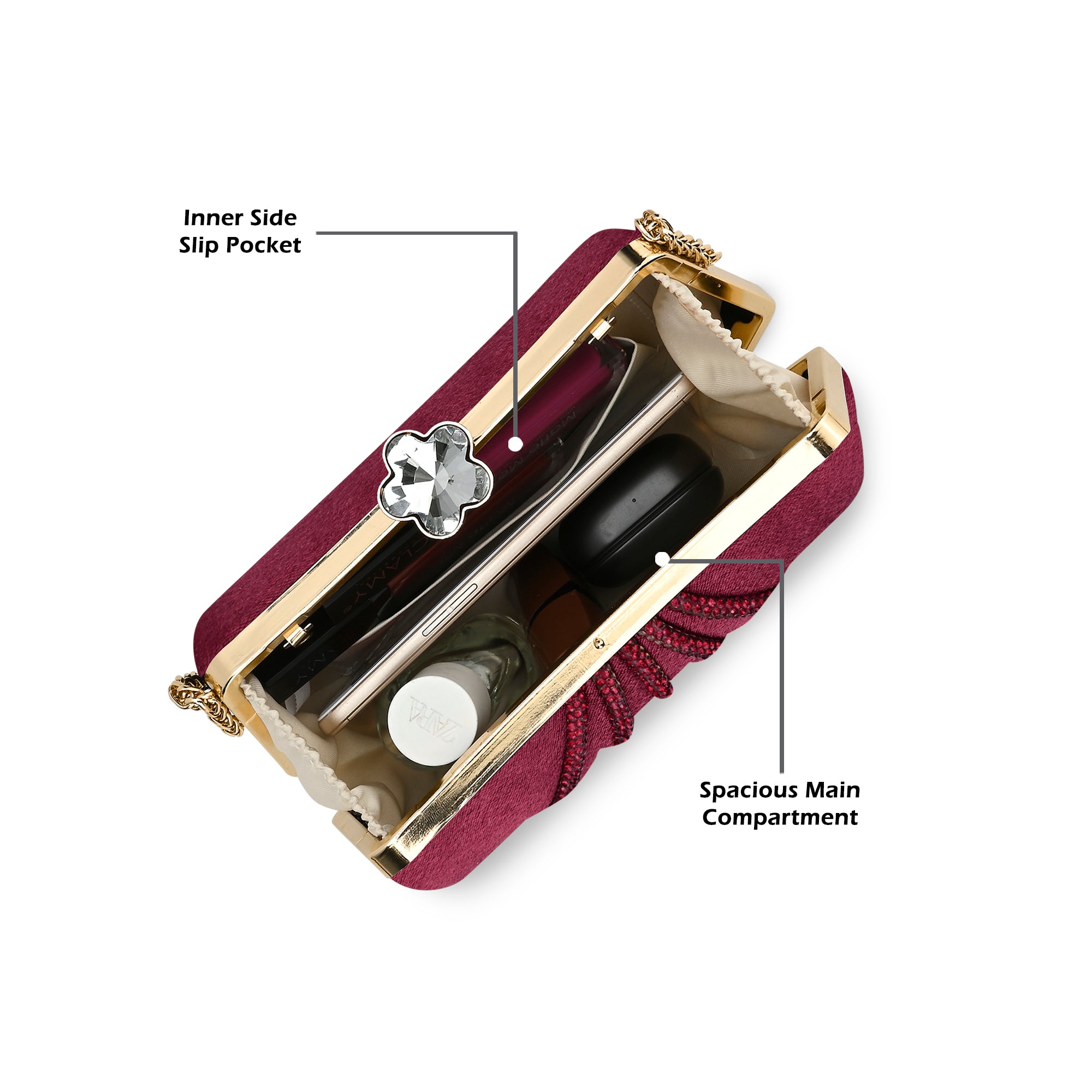 Akron Handle Medium Frame Clutch