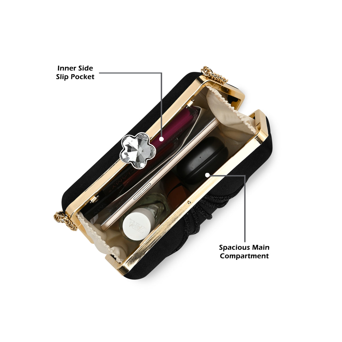 Akron Handle Medium Frame Clutch