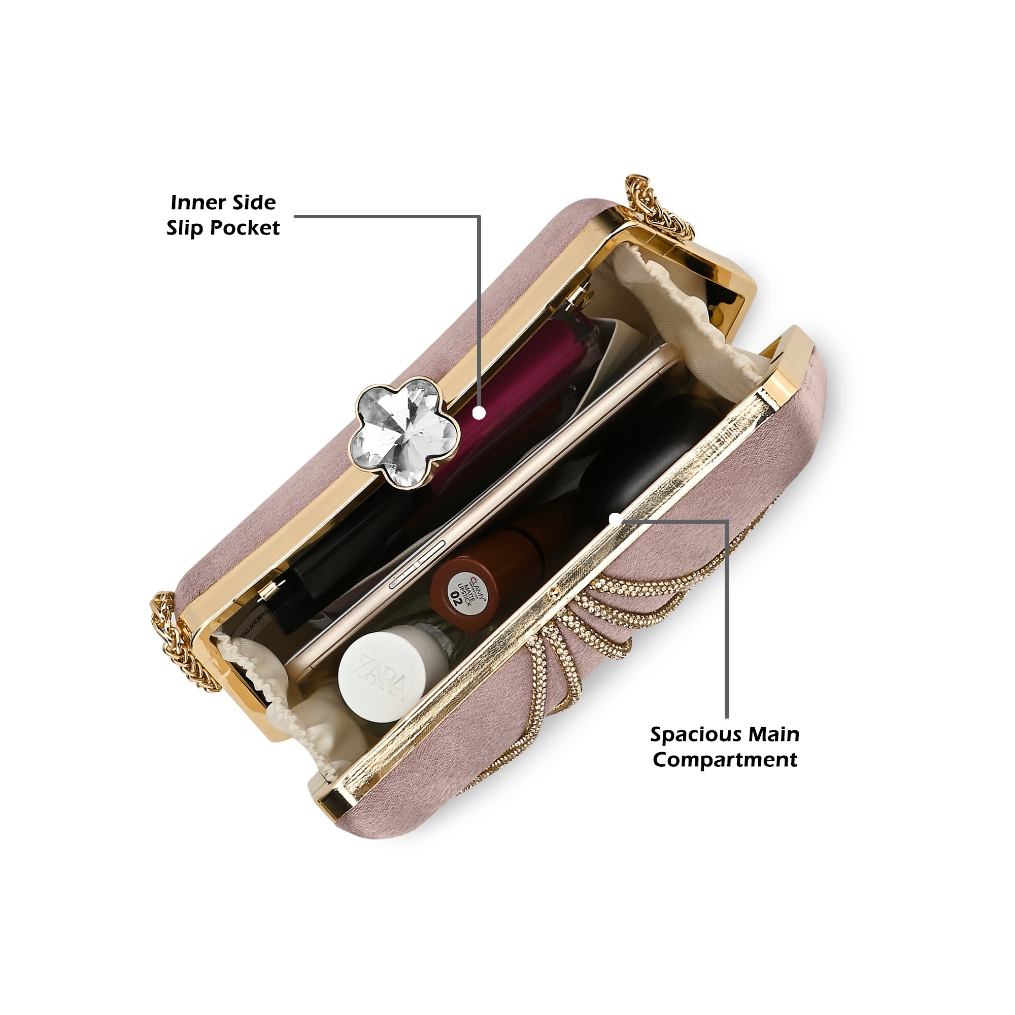 Akron Handle Medium Frame Clutch