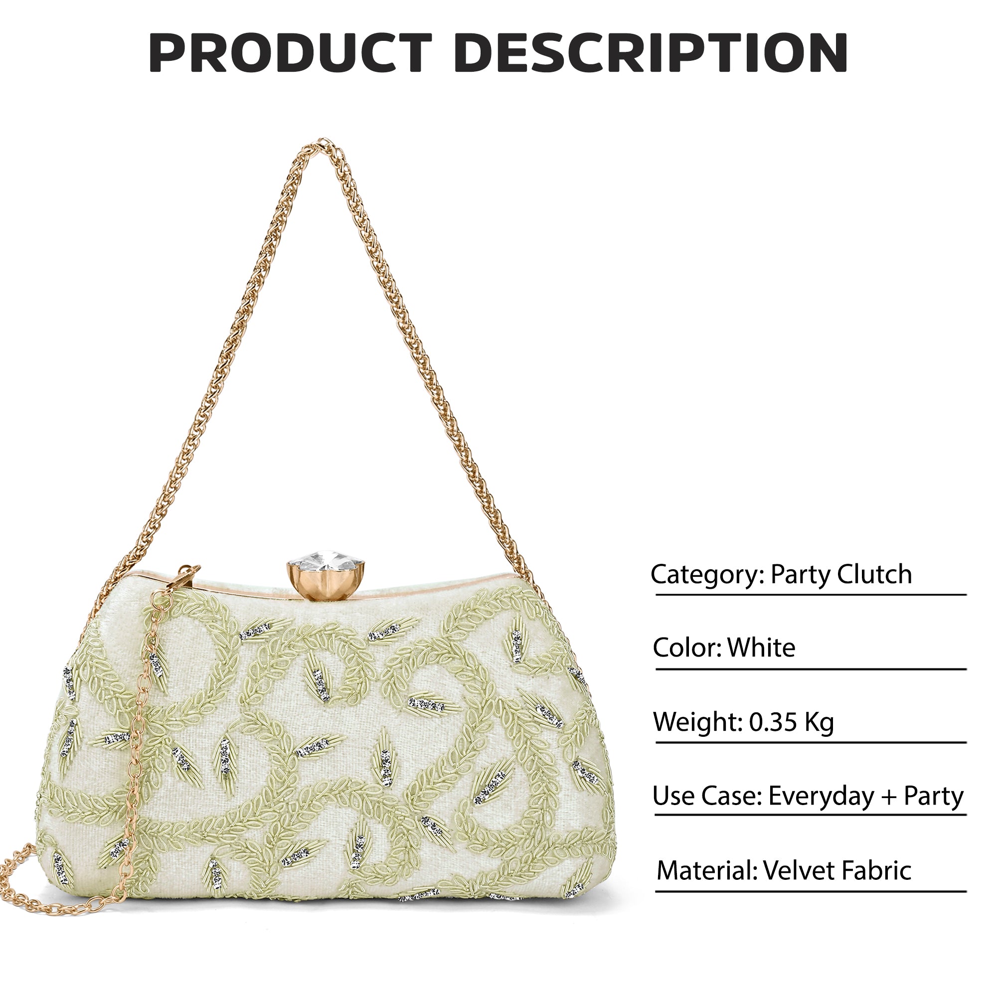Trenton Handle Large Frame Clutch