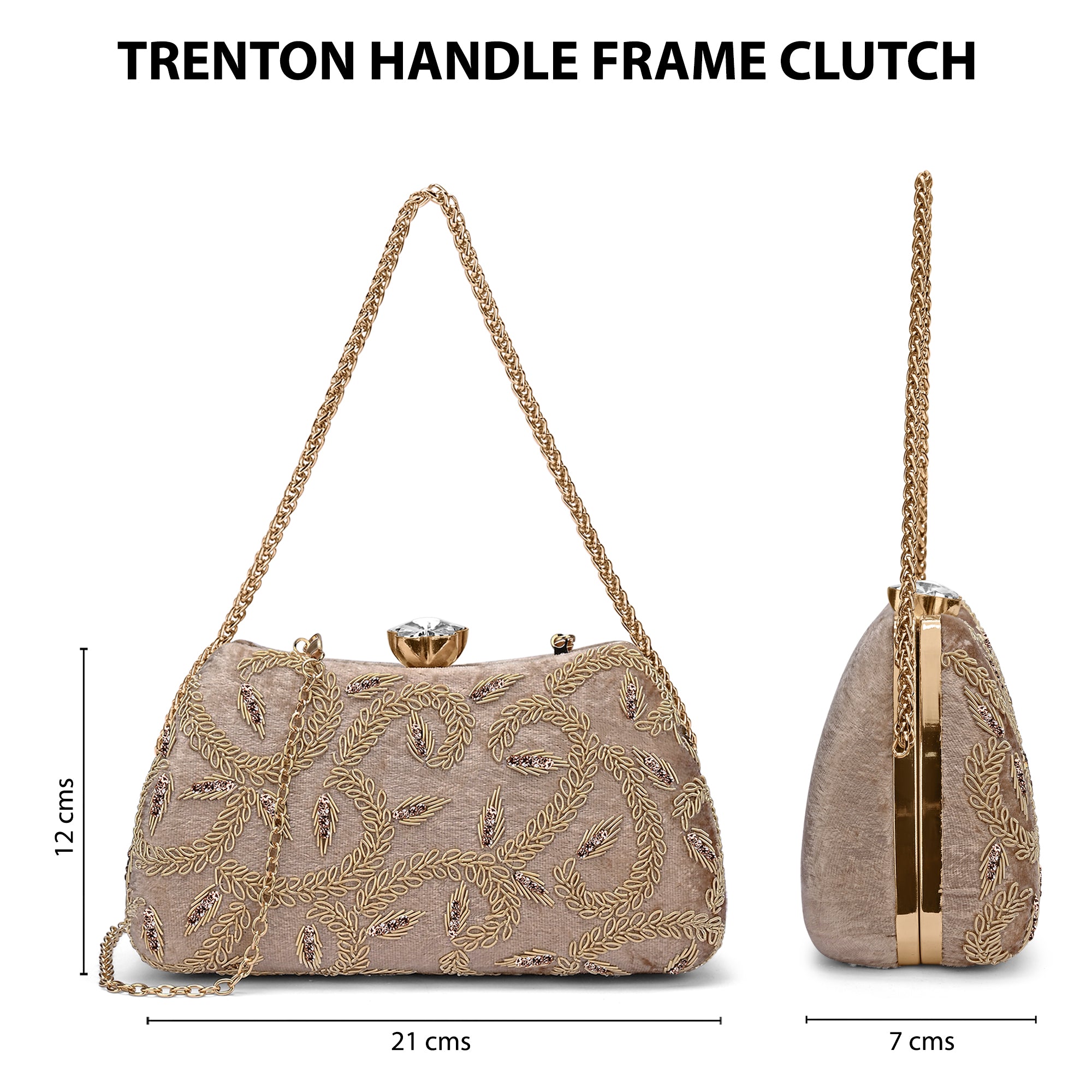 Trenton Handle Large Frame Clutch