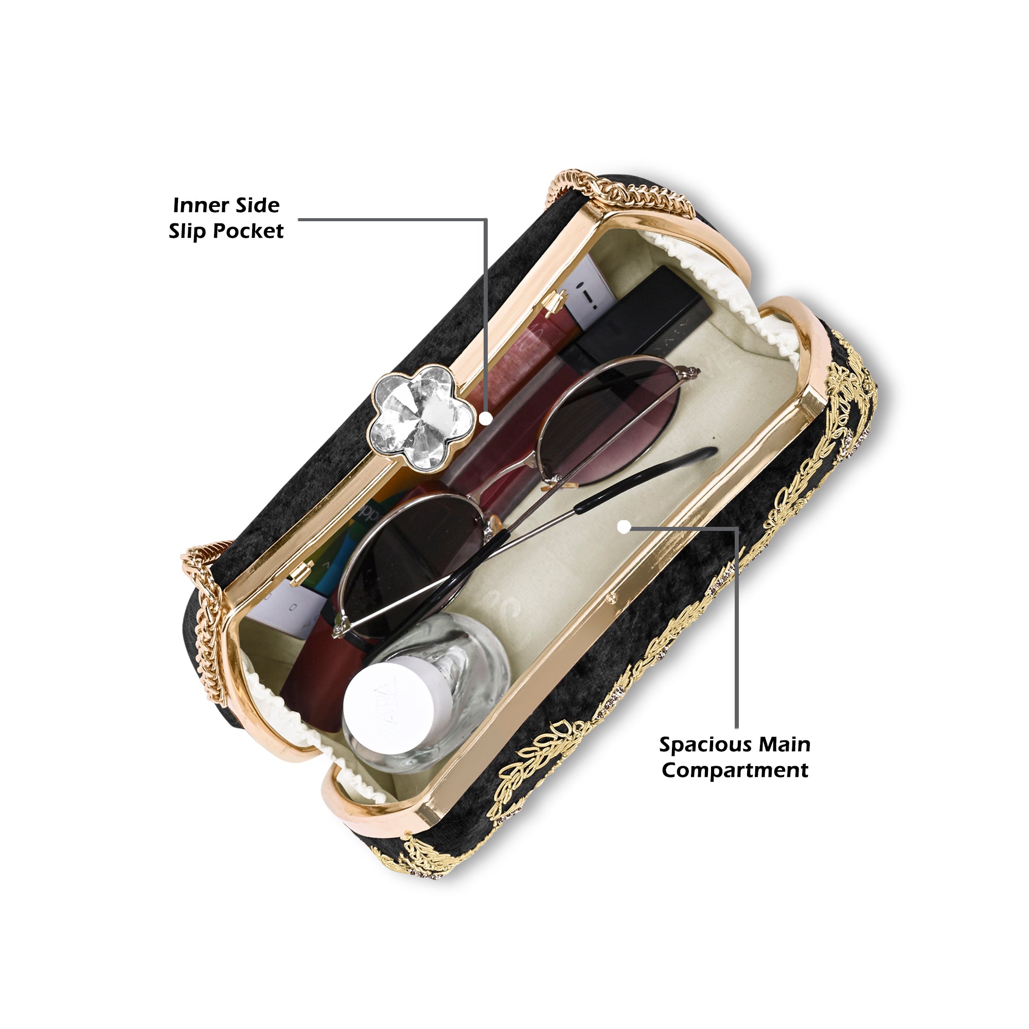 Trenton Handle Large Frame Clutch